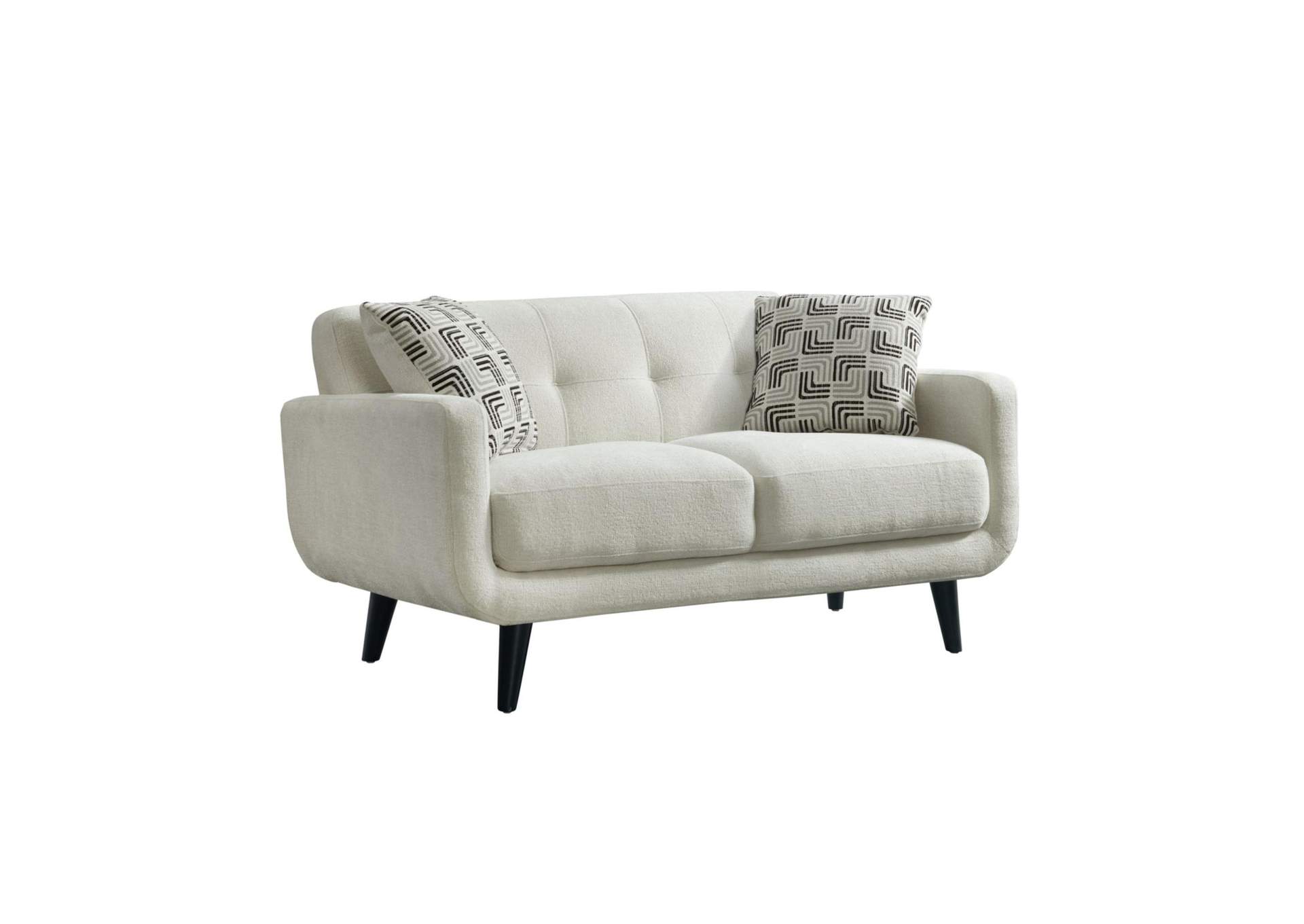 Hadley Ii Loveseat In Debussy Ecru With 2 Pillows image 3