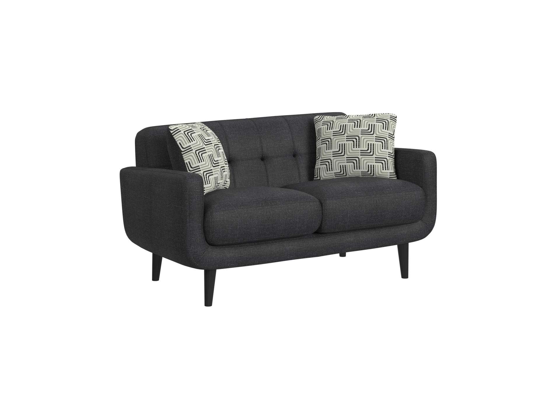 Hadley Ii Loveseat In Debussy Night With 2 Pillows image 3