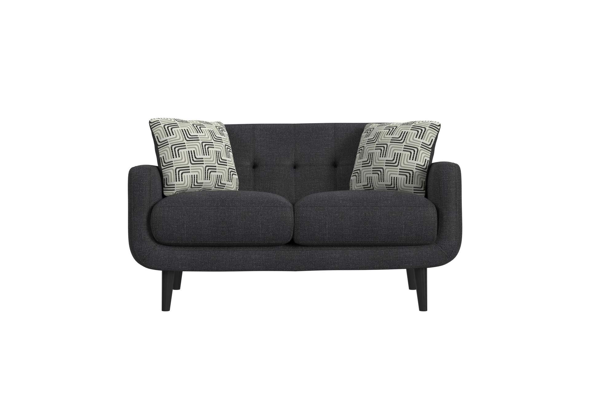 Hadley Ii Loveseat In Debussy Night With 2 Pillows image 4