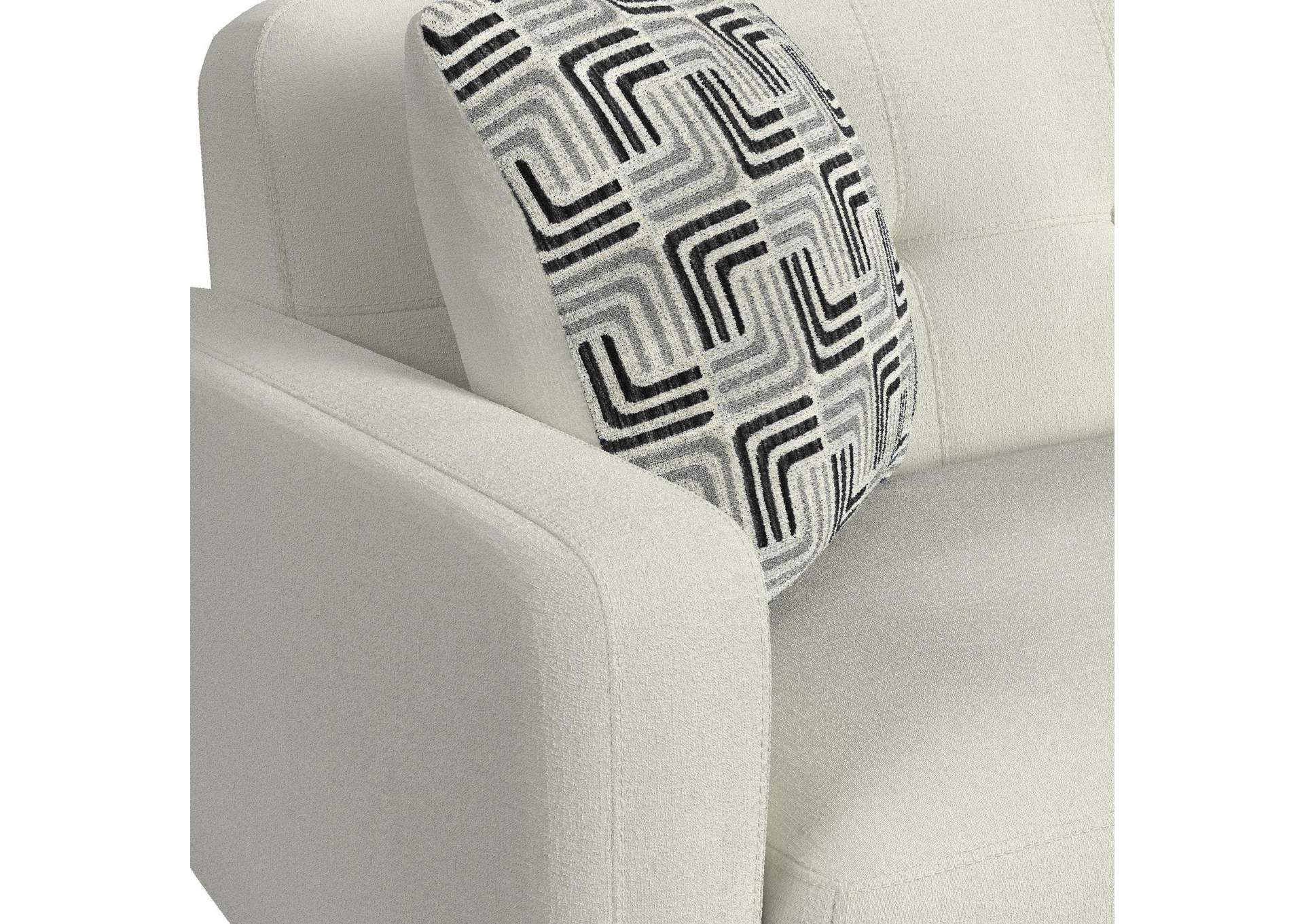 Hadley Ii Sofa In Debussy Ecru With 2 Pillows image 6