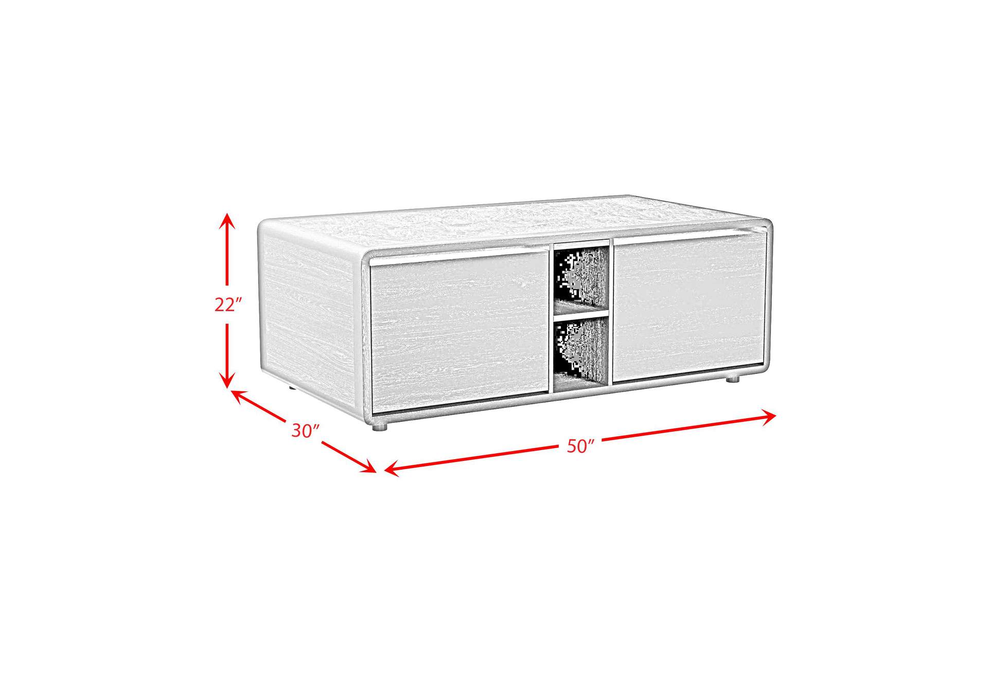 Halo Smart Coffee Table With Cooler And Speaker In Black image 7