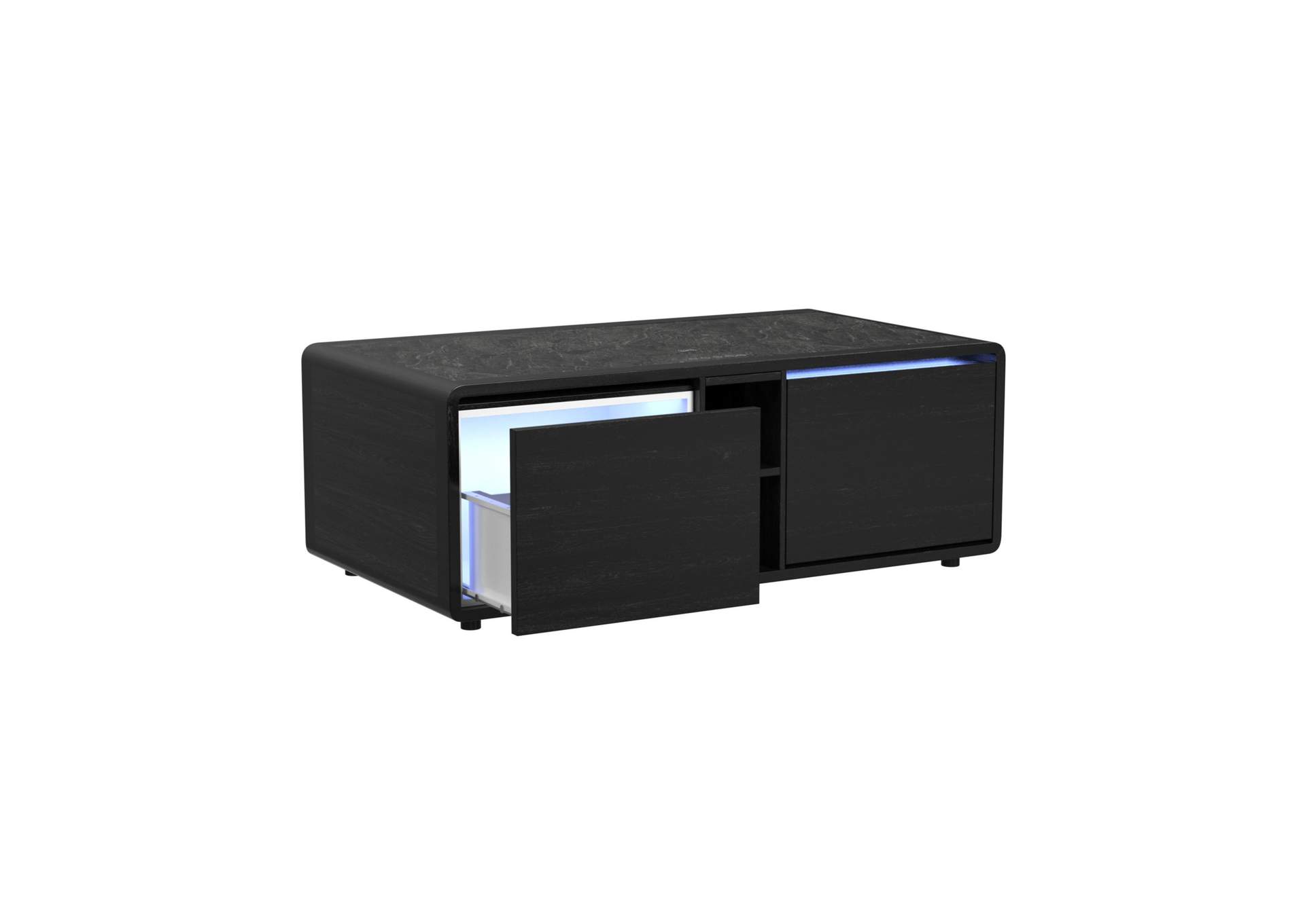 Halo Smart Coffee Table With Cooler And Speaker In Black image 4