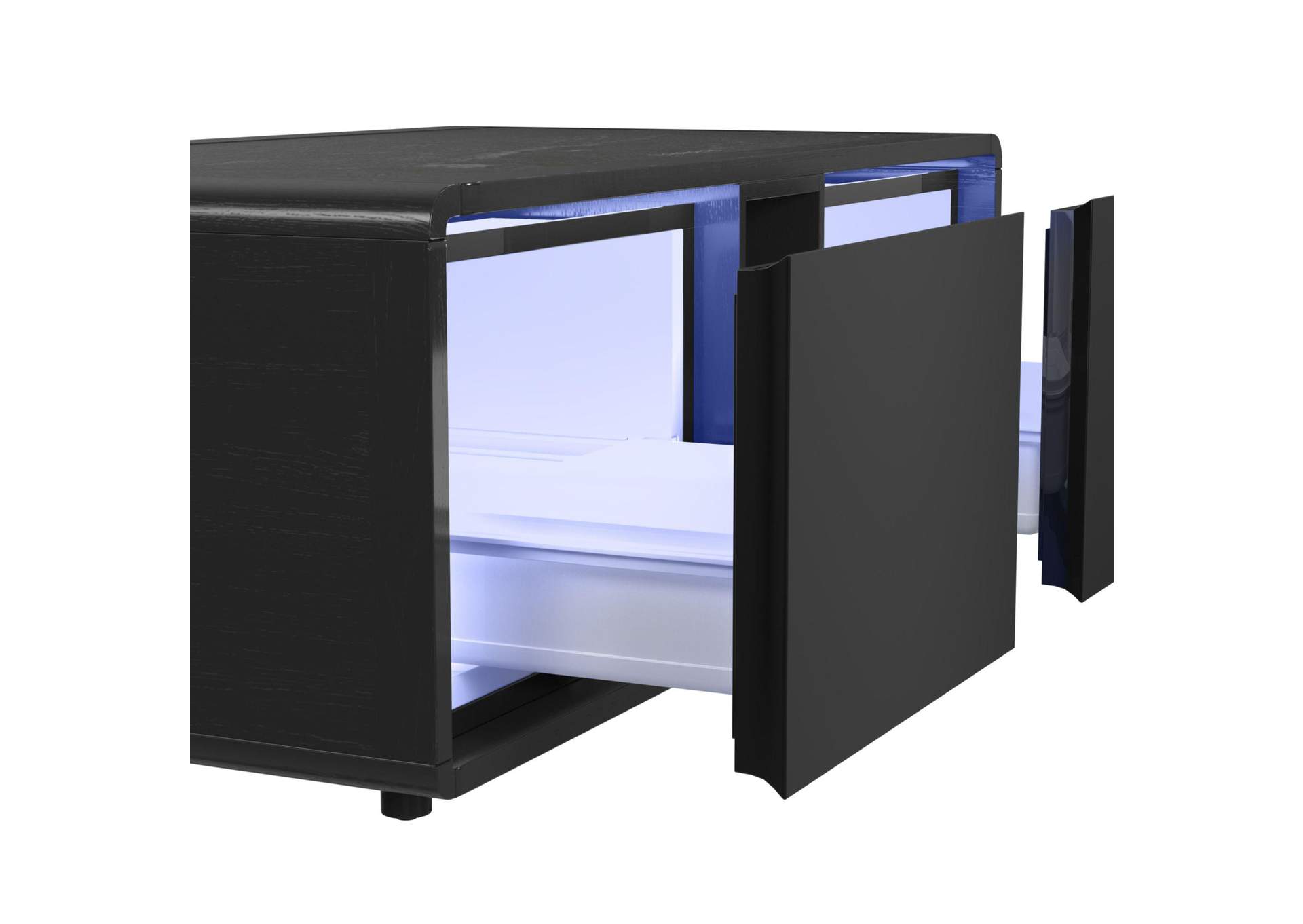 Halo Smart Coffee Table With Cooler And Speaker In Black image 4