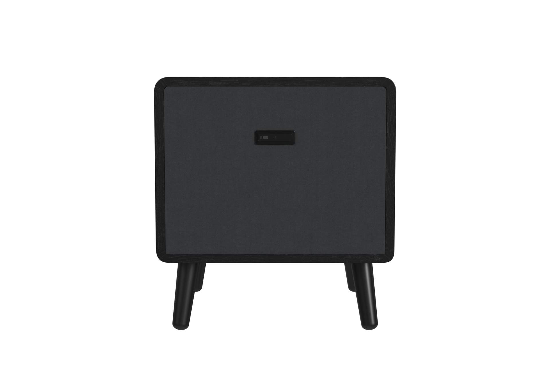 Halo Square Smart End Table In Black image 5