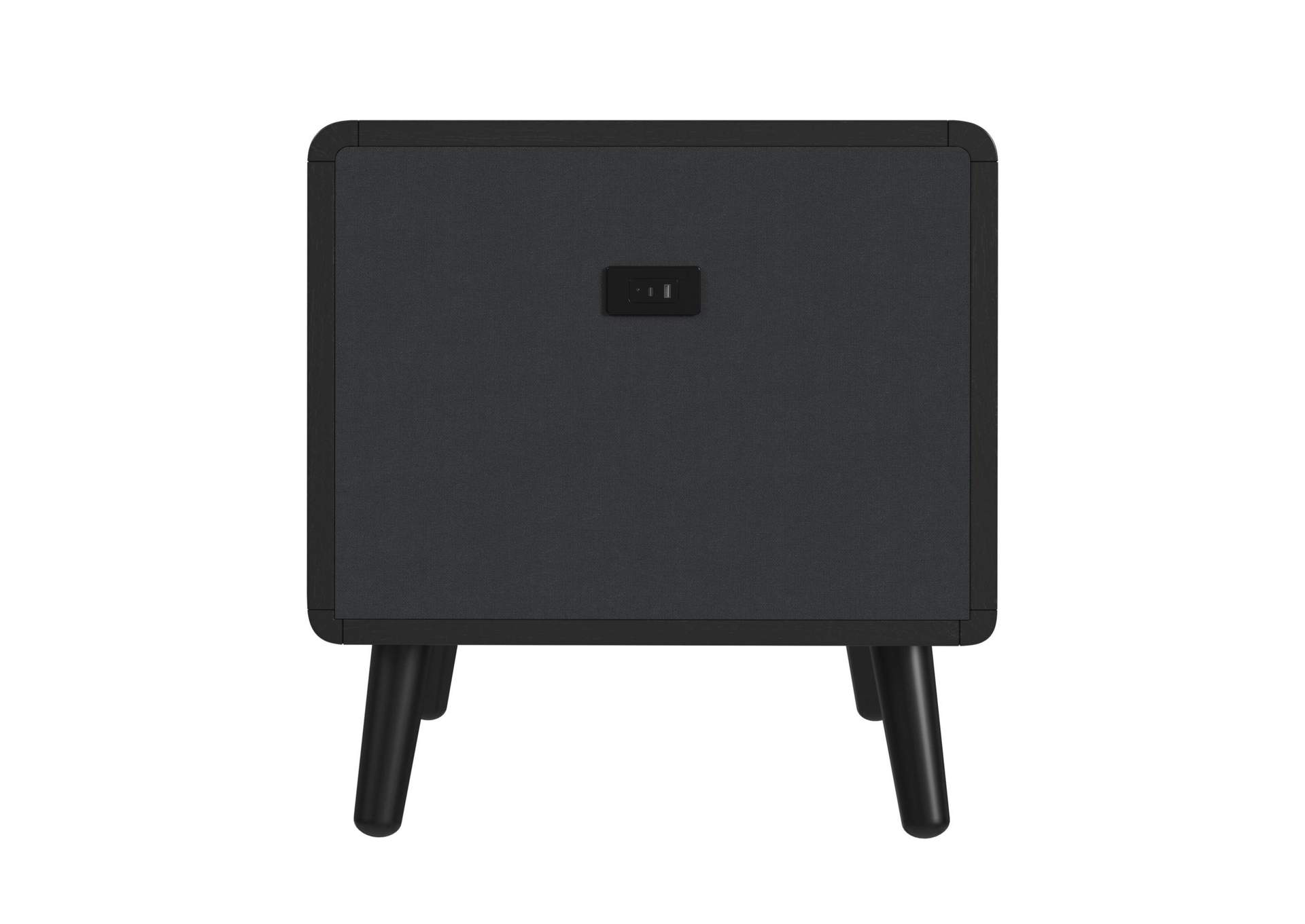 Halo Square Smart End Table In Black image 12