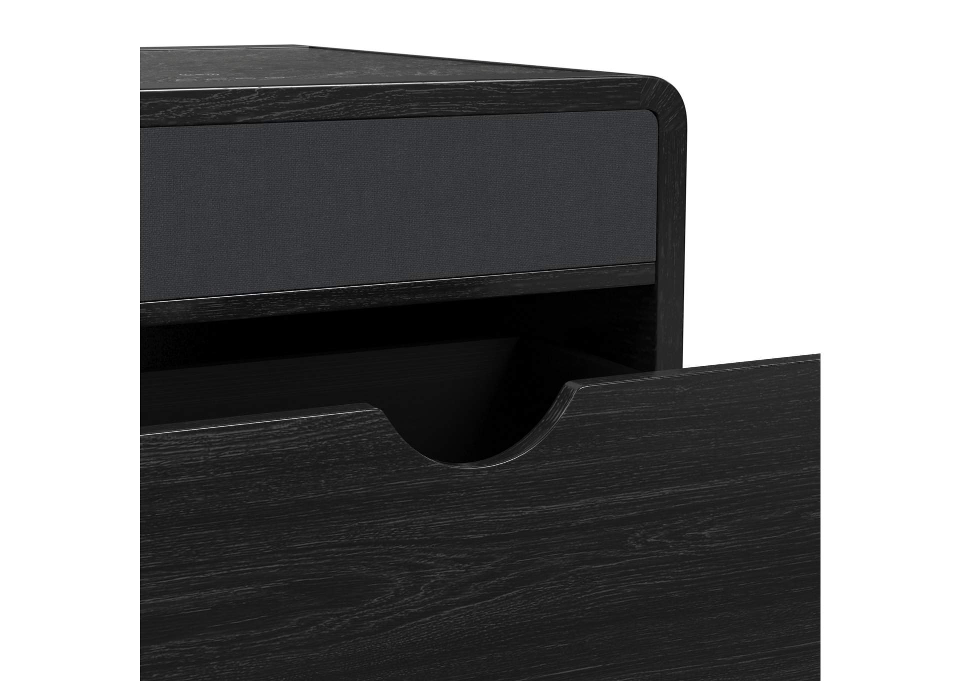 Halo Square Smart End Table In Black image 10