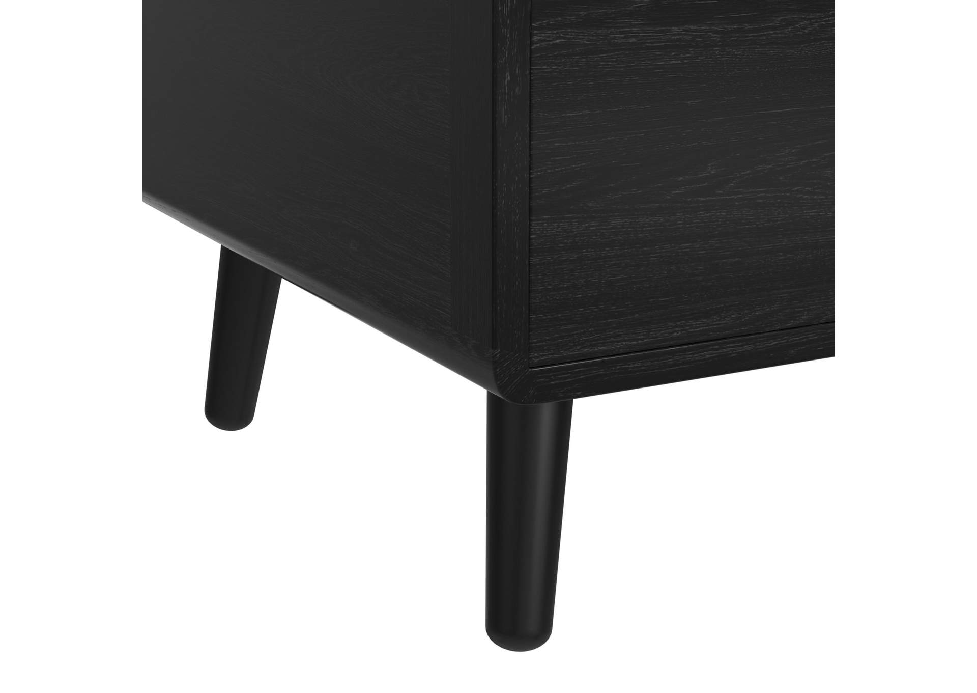 Halo Square Smart End Table In Black image 8