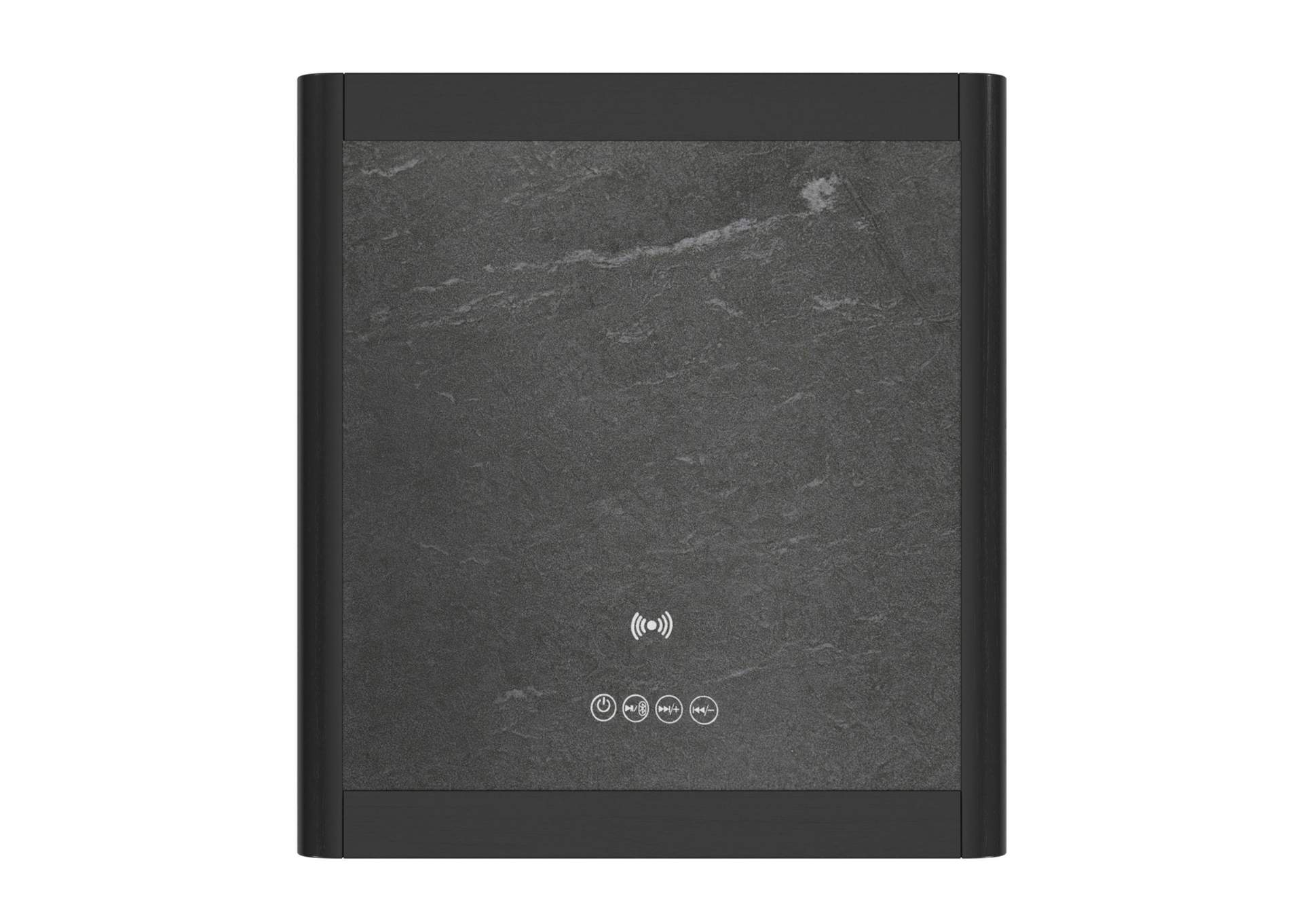 Halo Square Smart End Table In Black image 6