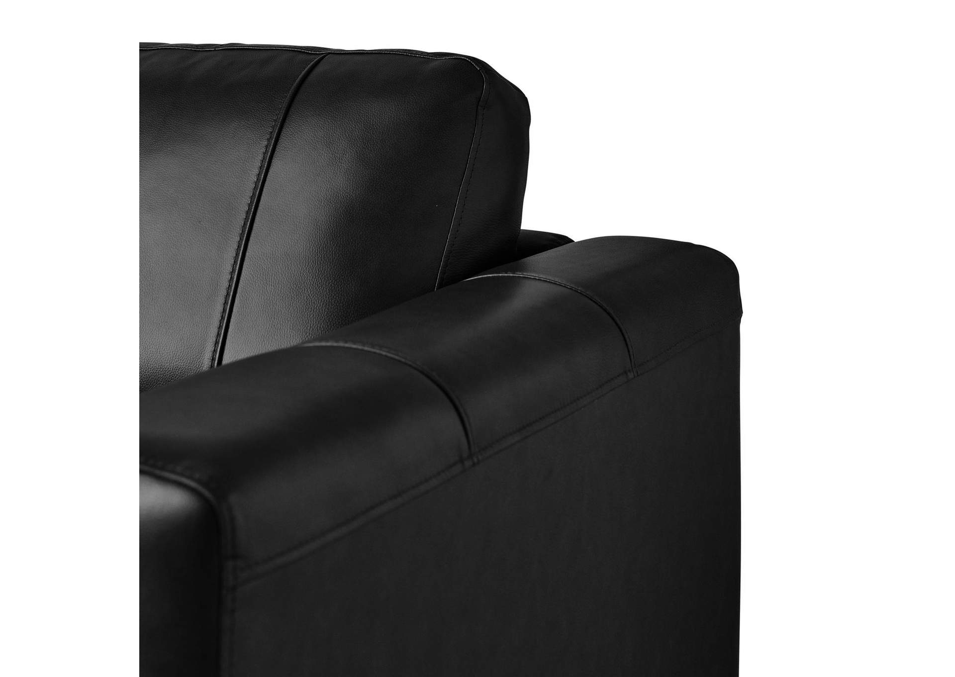 Hampton Sofa In Fiero Black Top Grain - Pvc image 3