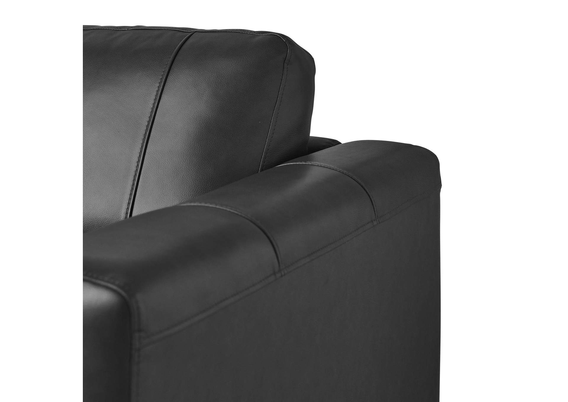 Hampton Loveseat In Fiero Charcoal Top Grain - Pvc image 3