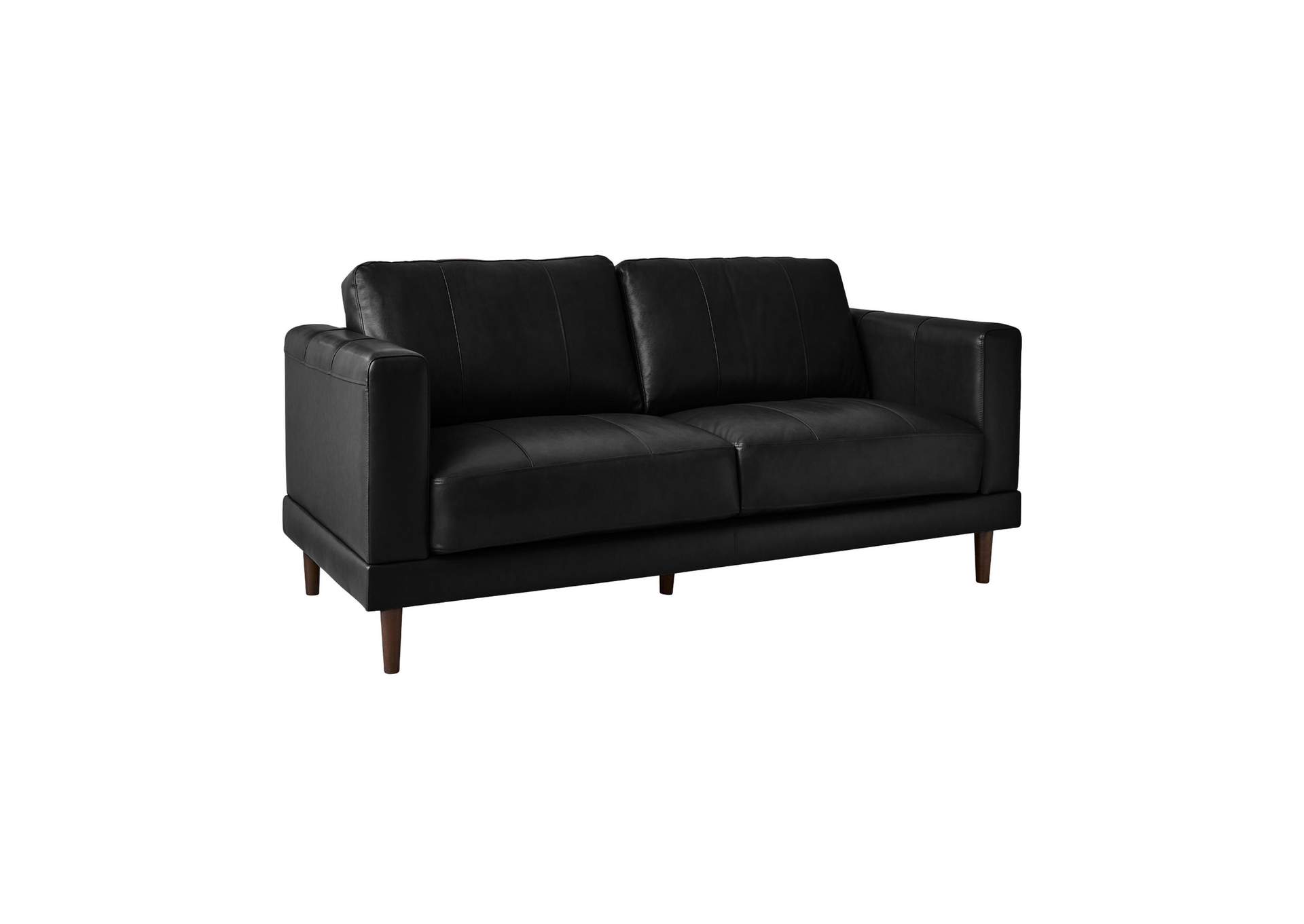 Hampton Loveseat In Fiero Black Top Grain - Pvc image 7