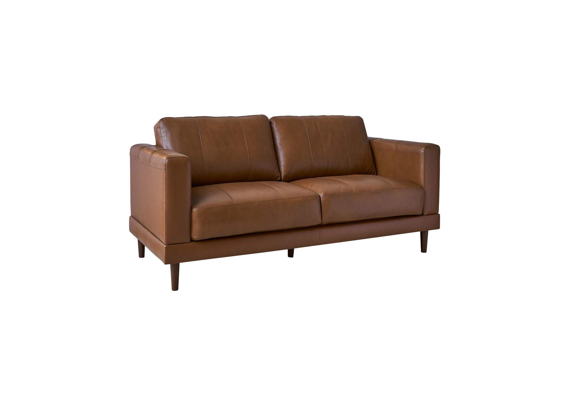 Hampton Loveseat In Fiero Tan Top Grain - Pvc image 6