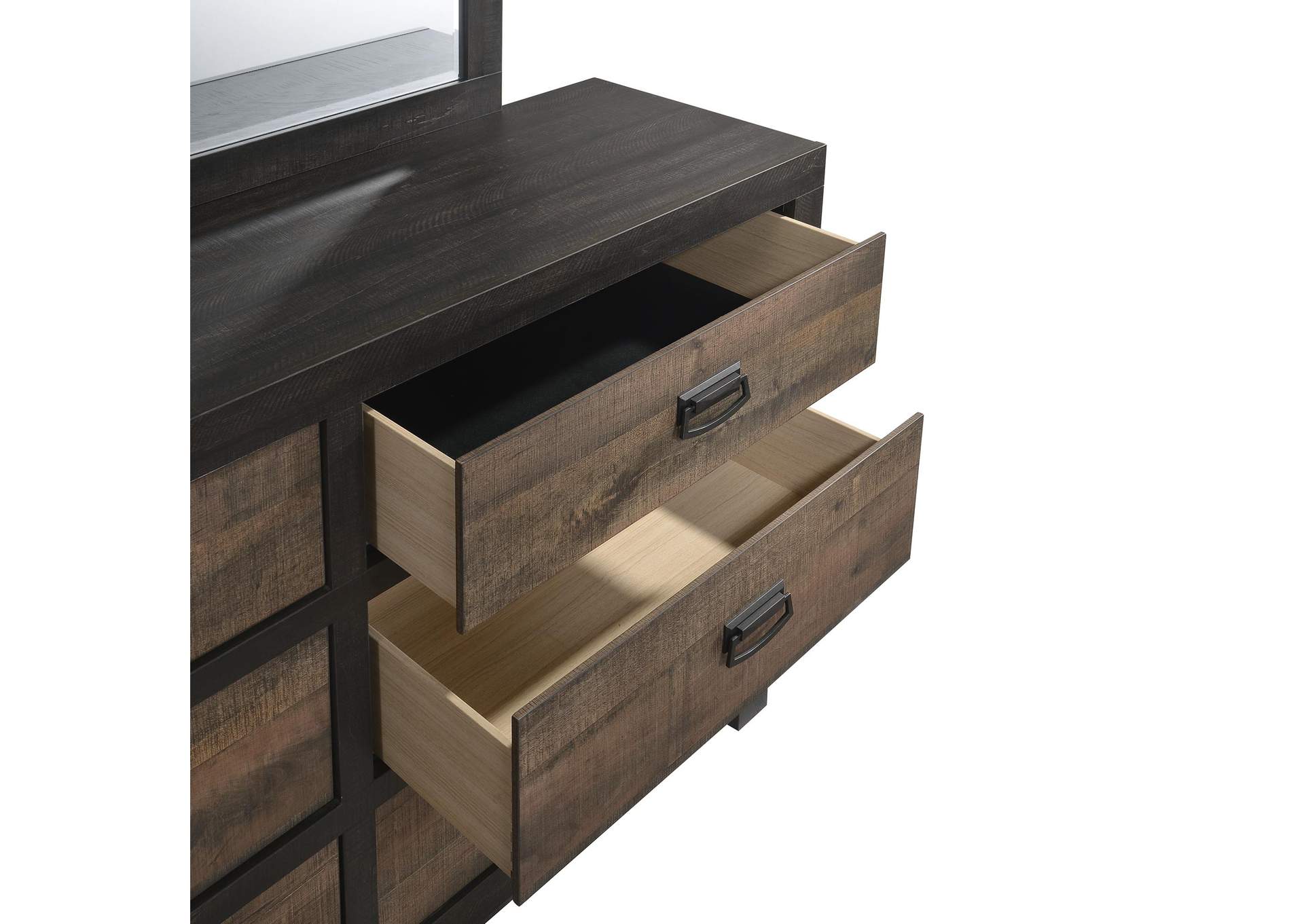 Harlington 6 - Drawer Dresser With Mirror Set image 8