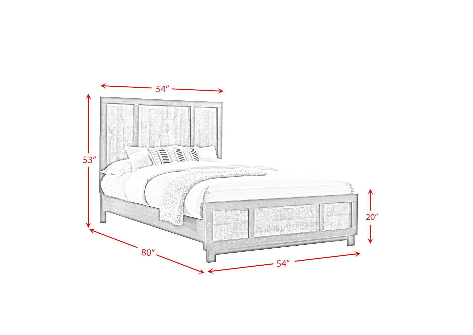 Harlington Full Panel Bed image 8