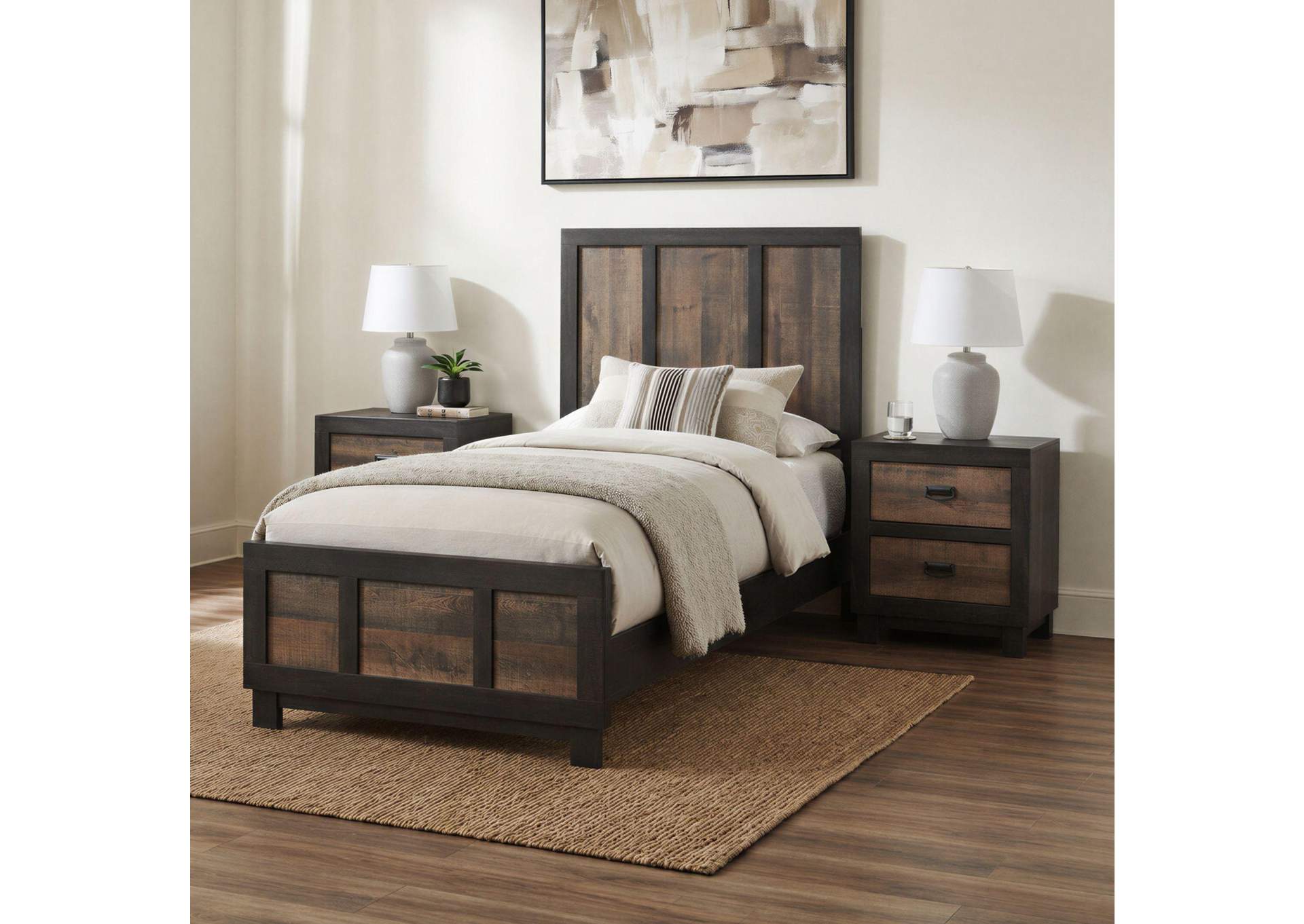 Harlington Twin Panel Bed image 1