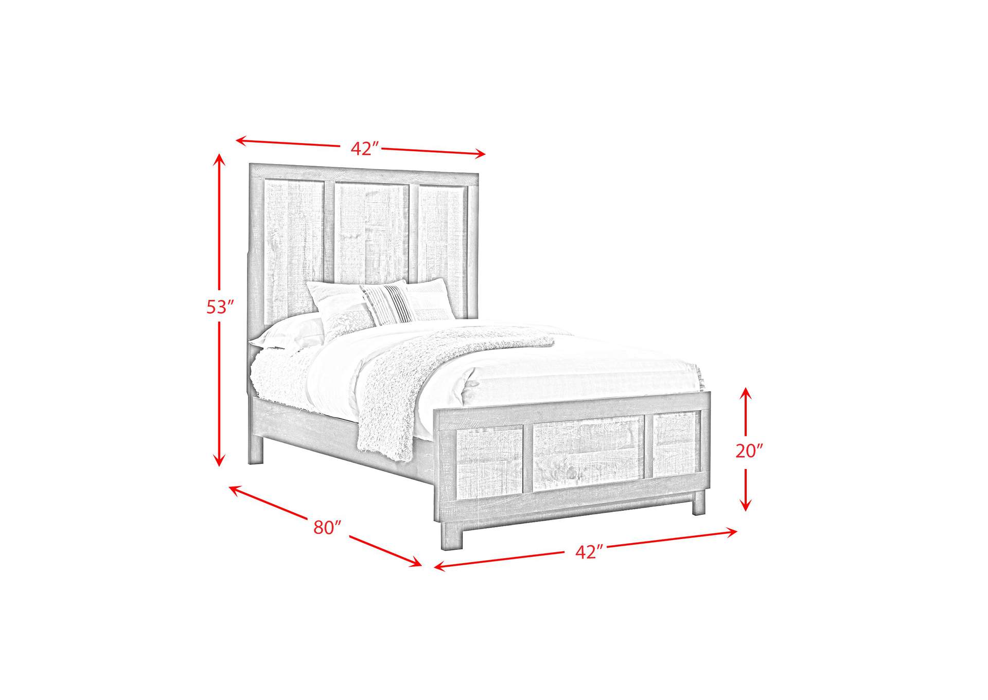 Harlington Twin Panel Bed image 5