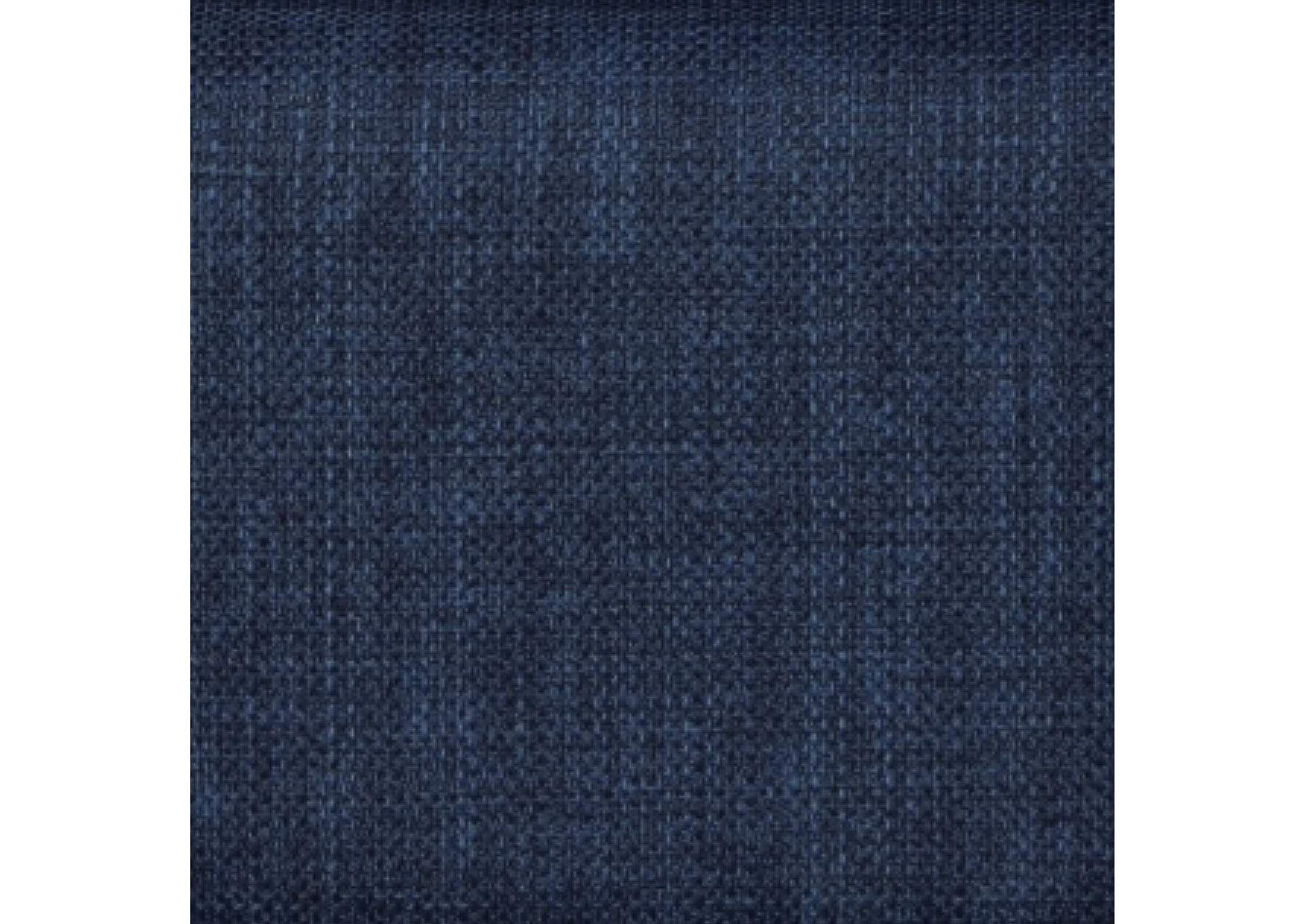 Erica 497 Ottoman With Chrome Nail Heirloom Blue