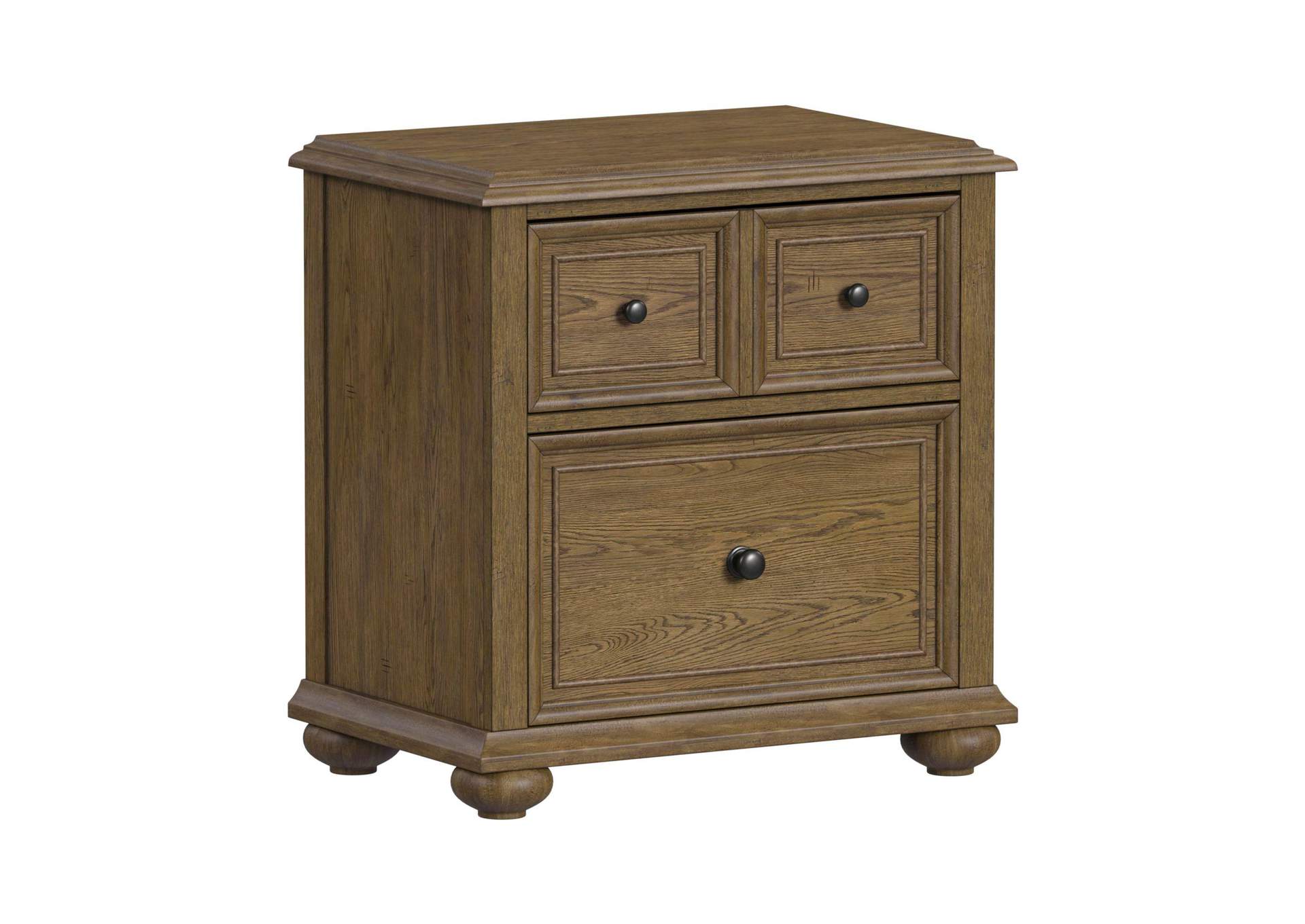 Heritage Home Nightstand With Usbc In Oak Brown image 7