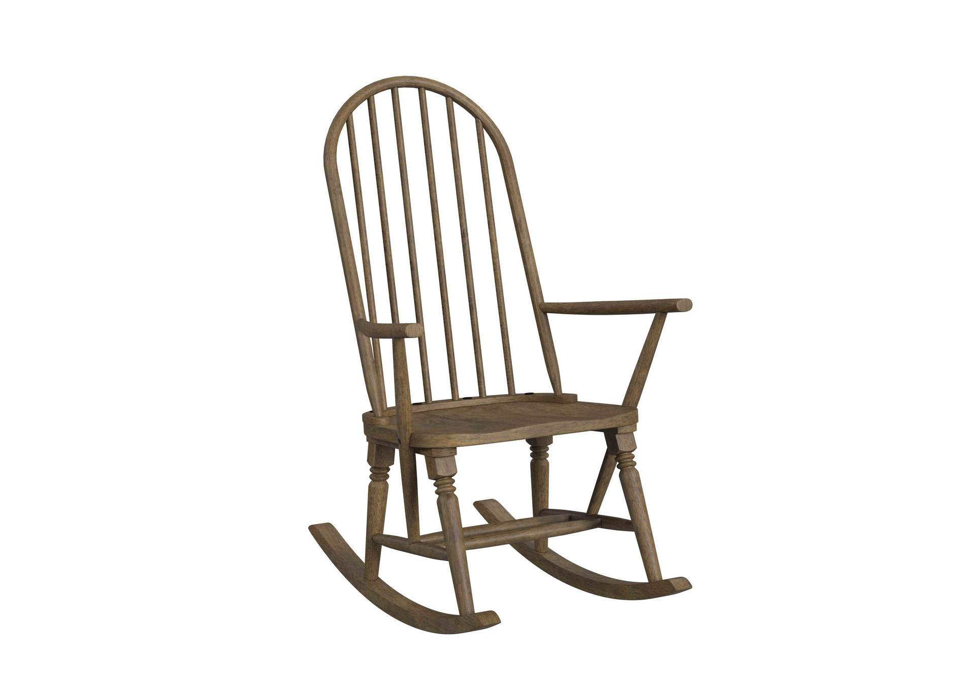 Heritage Home Rocking Chair In Oak Brown image 6