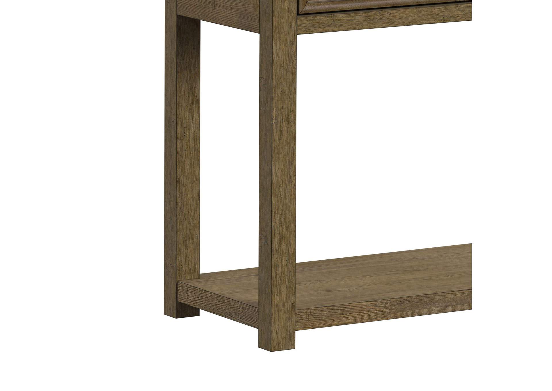 Heritage Home Sofa Table In Oak Brown image 4