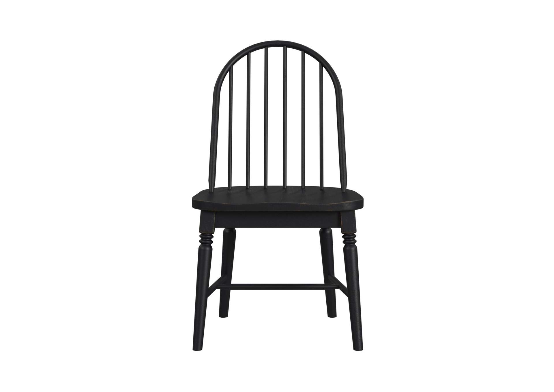 Heritage Home Windsor Side Chair In Black 2 Per Carton image 7