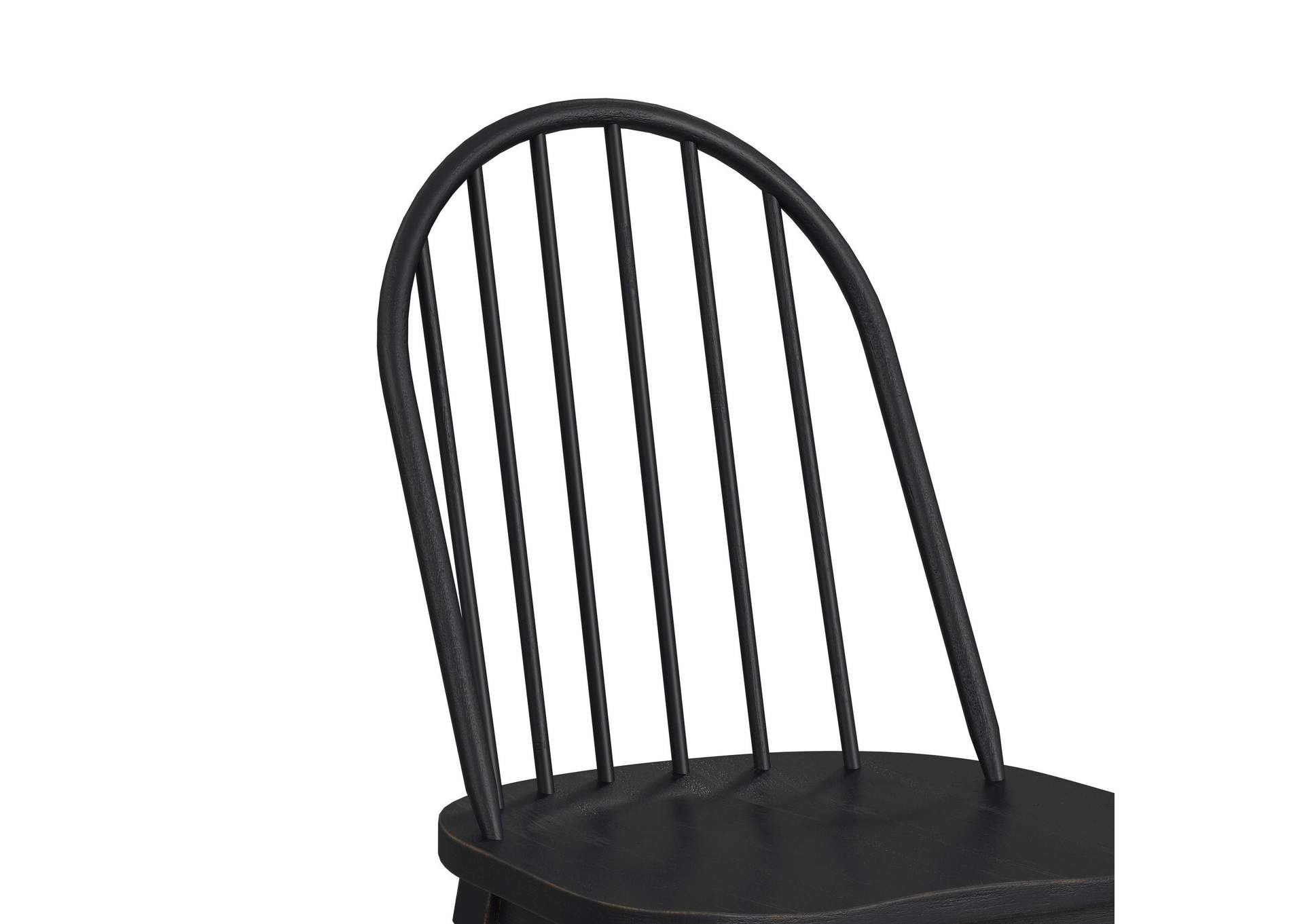 Heritage Home Windsor Side Chair In Black 2 Per Carton image 4