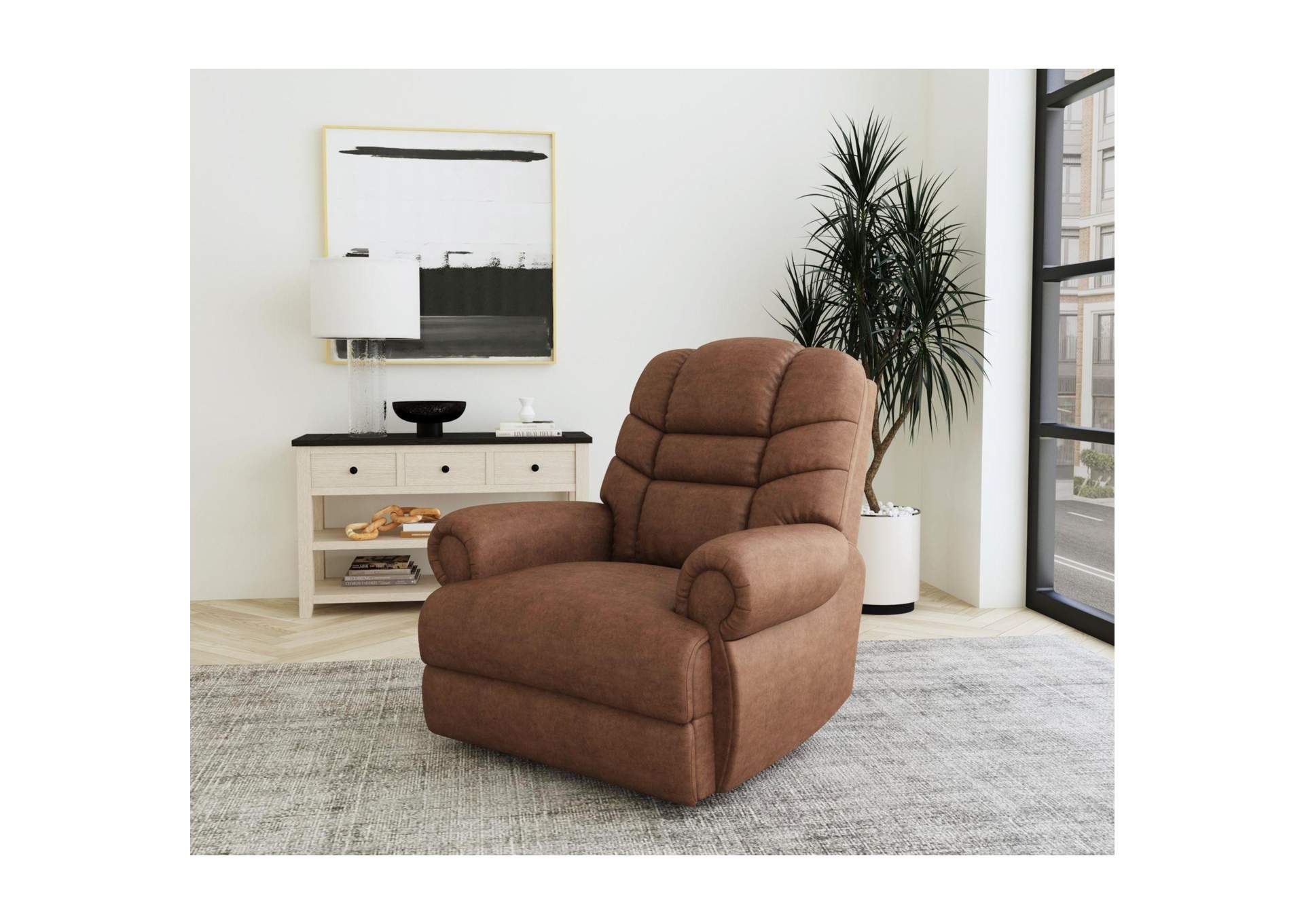 Hermes Power Lift Chair In Whiskers Pu Brown image 1