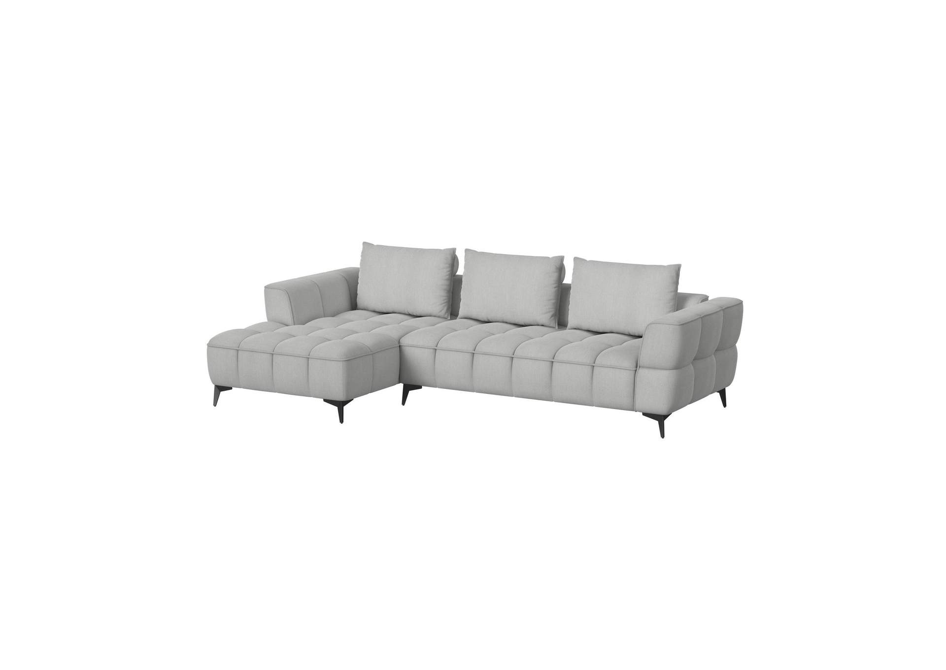 Hollywood Right Hand Facing Loveseat In Maverick Grey image 3