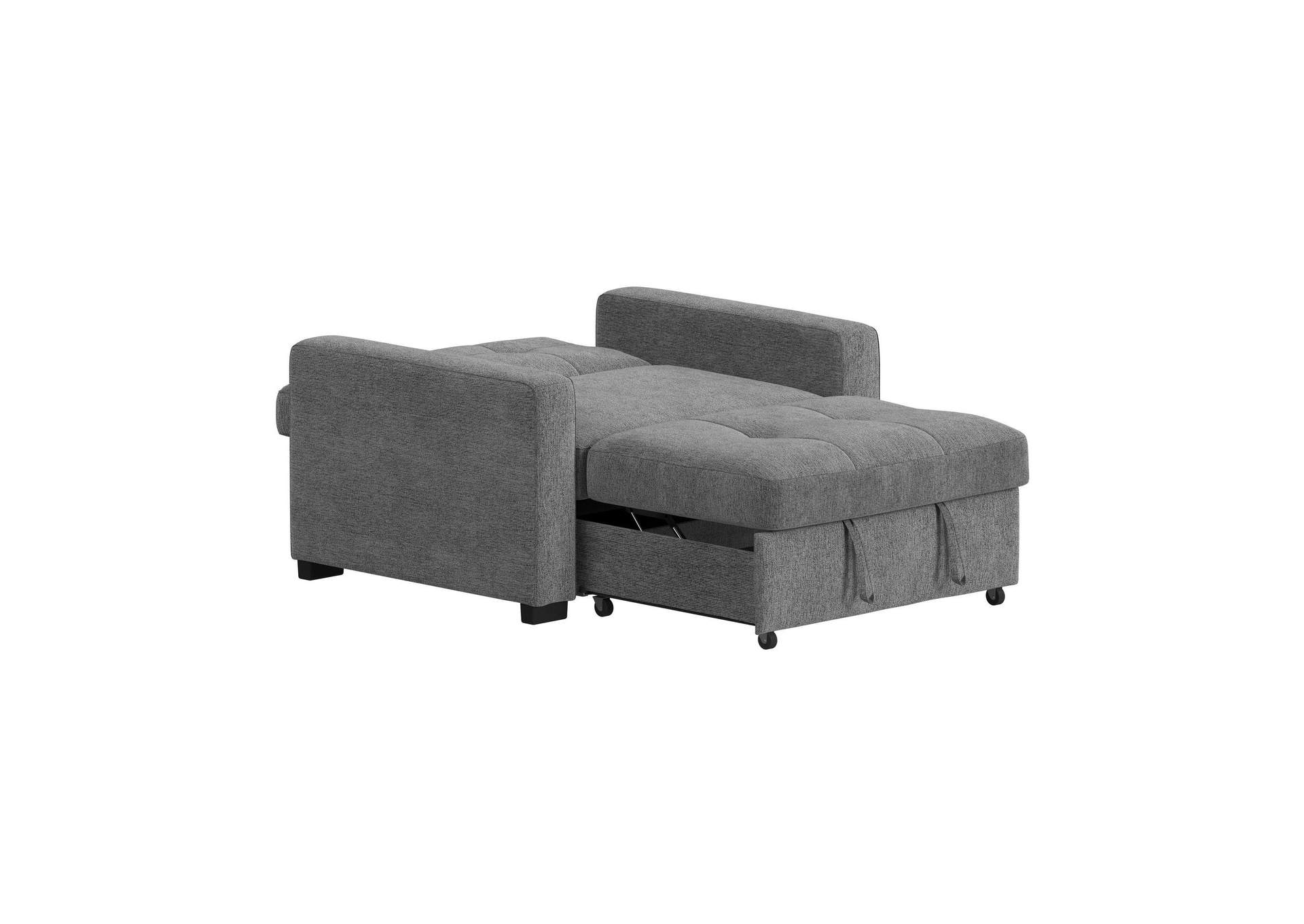 Homer Klicklak Chair With Pull Out Bed In Clementine Grey image 8