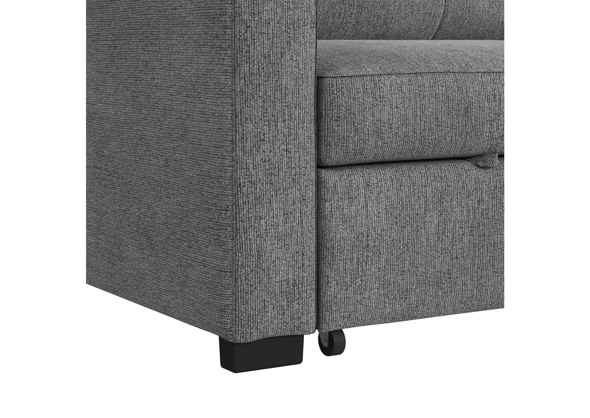 Homer Klicklak Chair With Pull Out Bed In Clementine Grey image 5