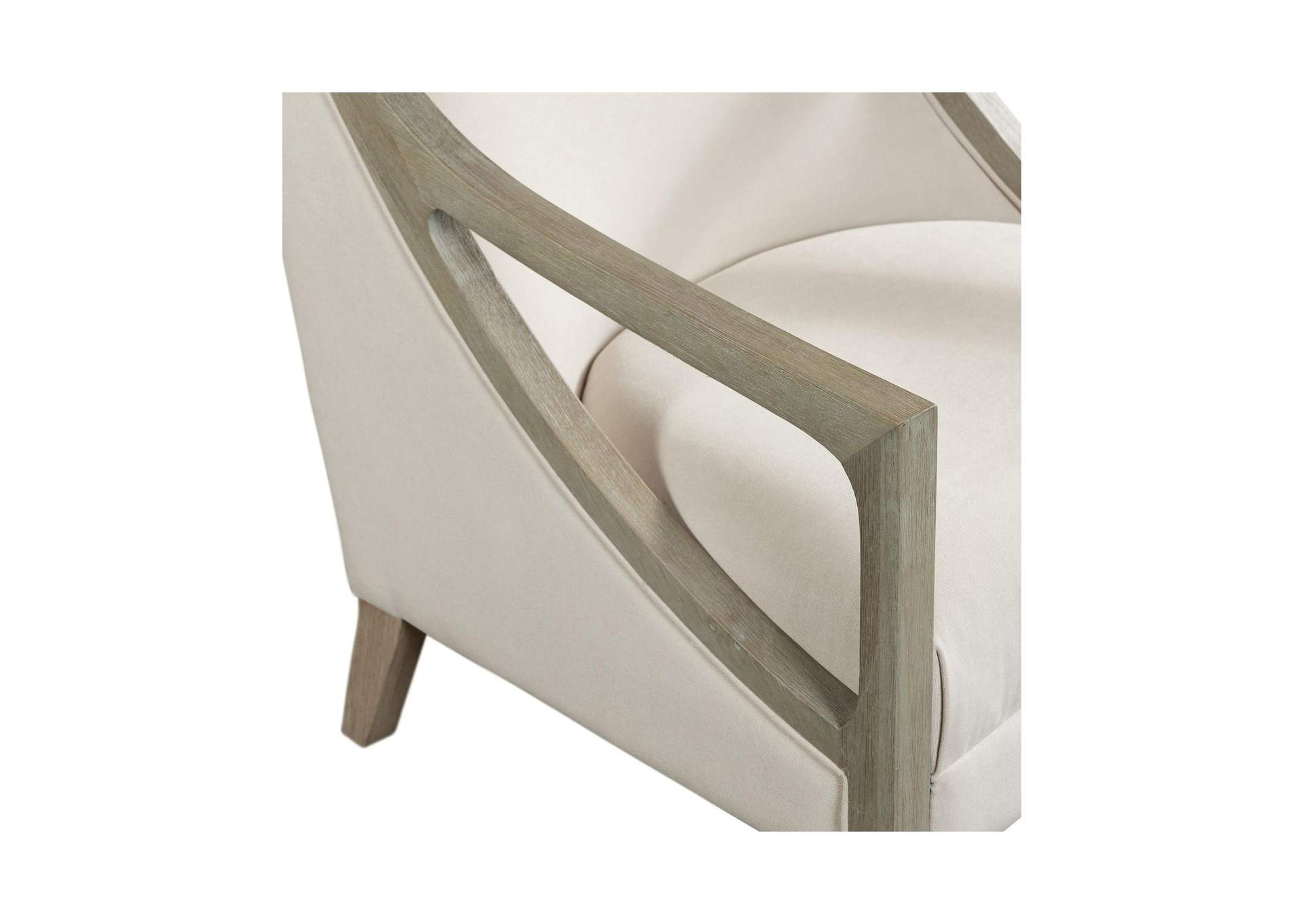 Hopkins Chair With White Wash Arm Columbia Natural image 4