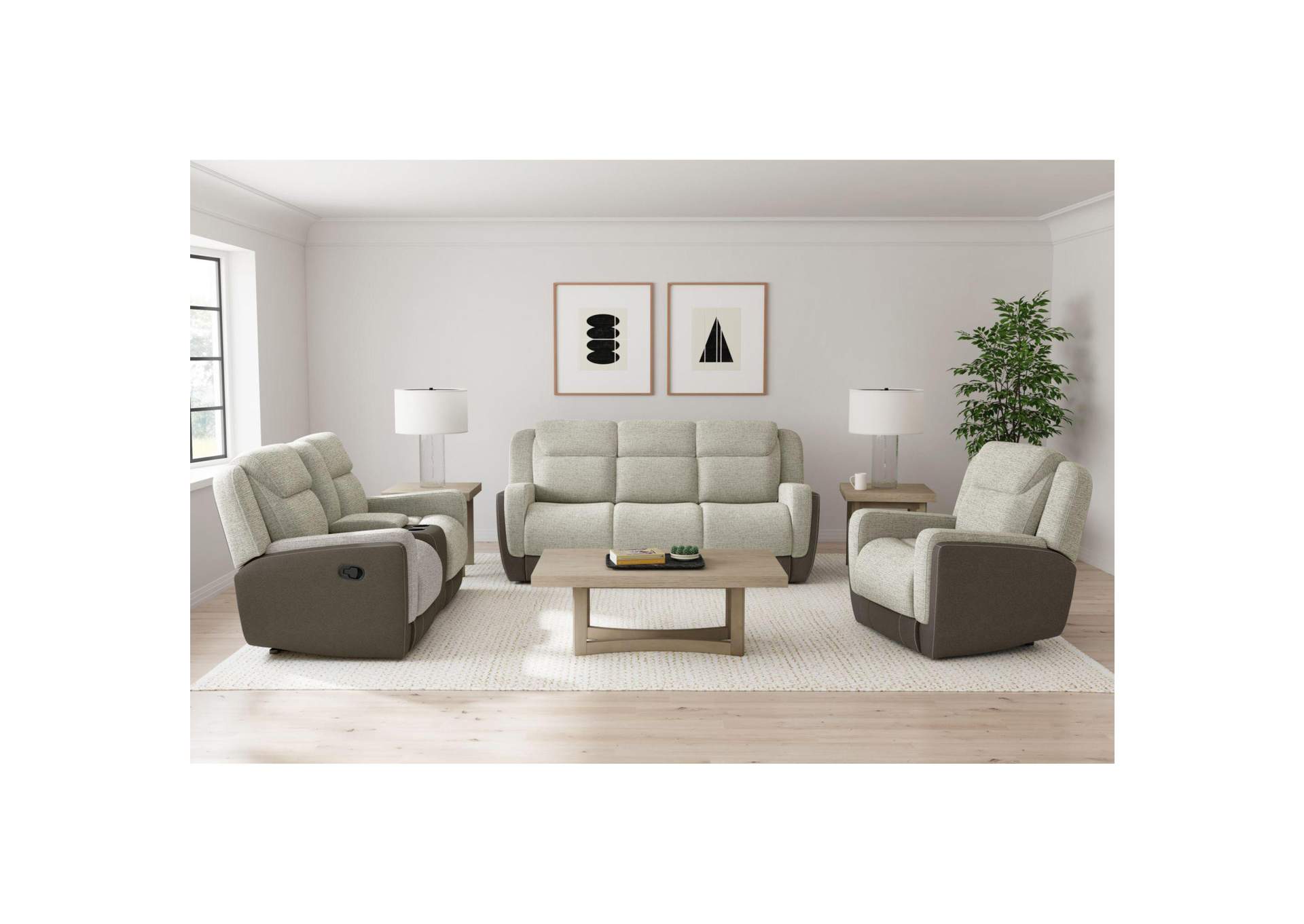 Hornet Motion Sofa In Rancho Taupe image 1