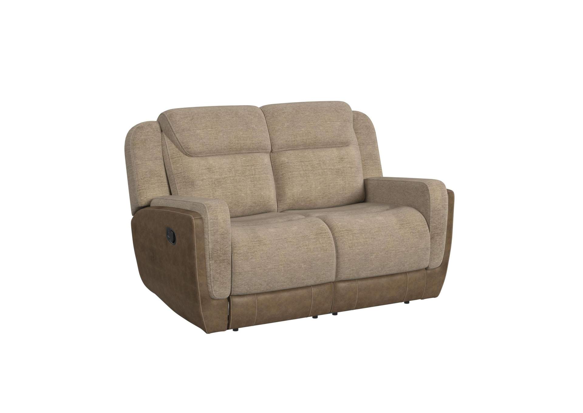 Hornet Motion Loveseat In Rancho Beige image 3