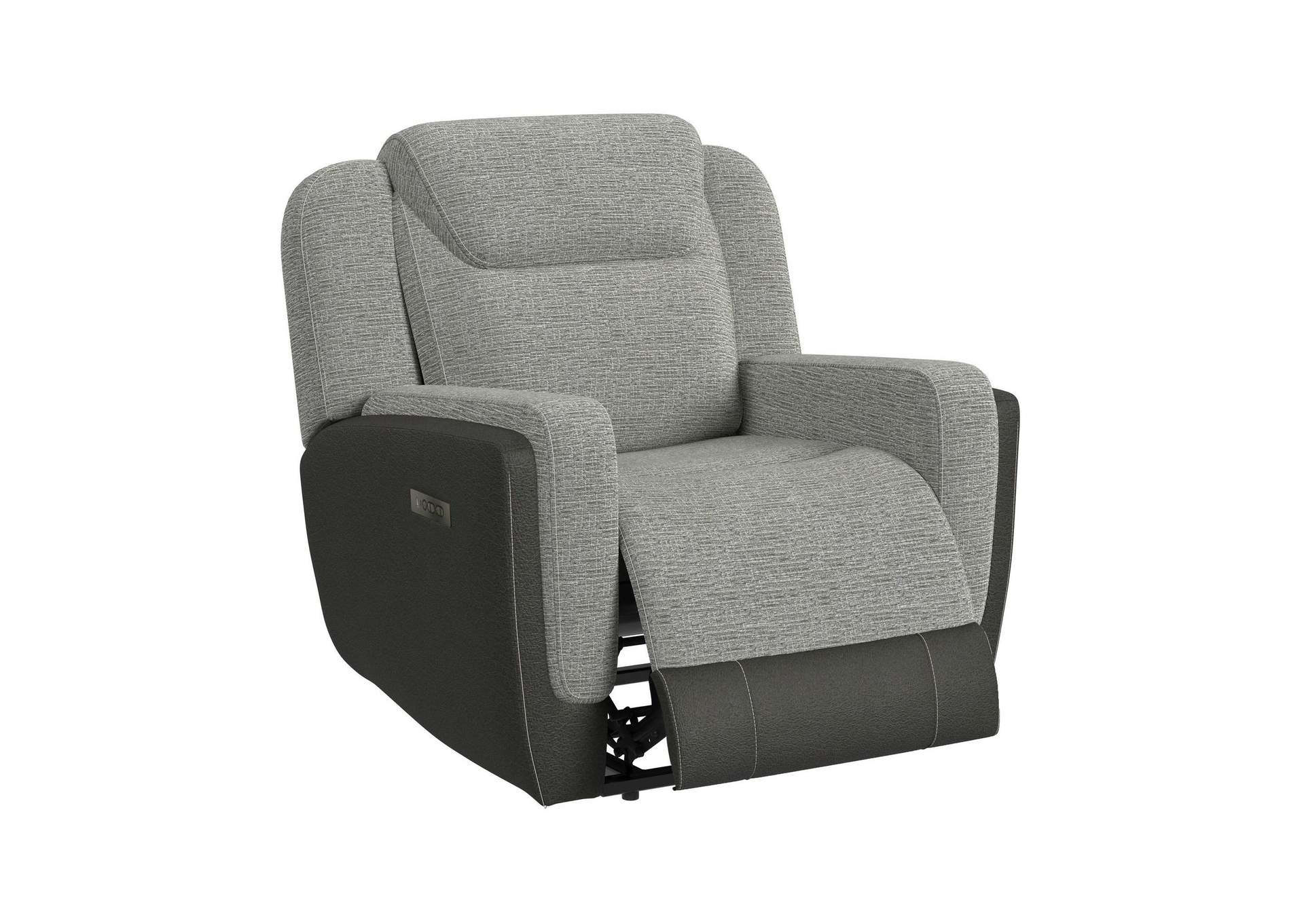 Hornet Power Motion Recliner With Power Headrest In Rancho Grey image 4