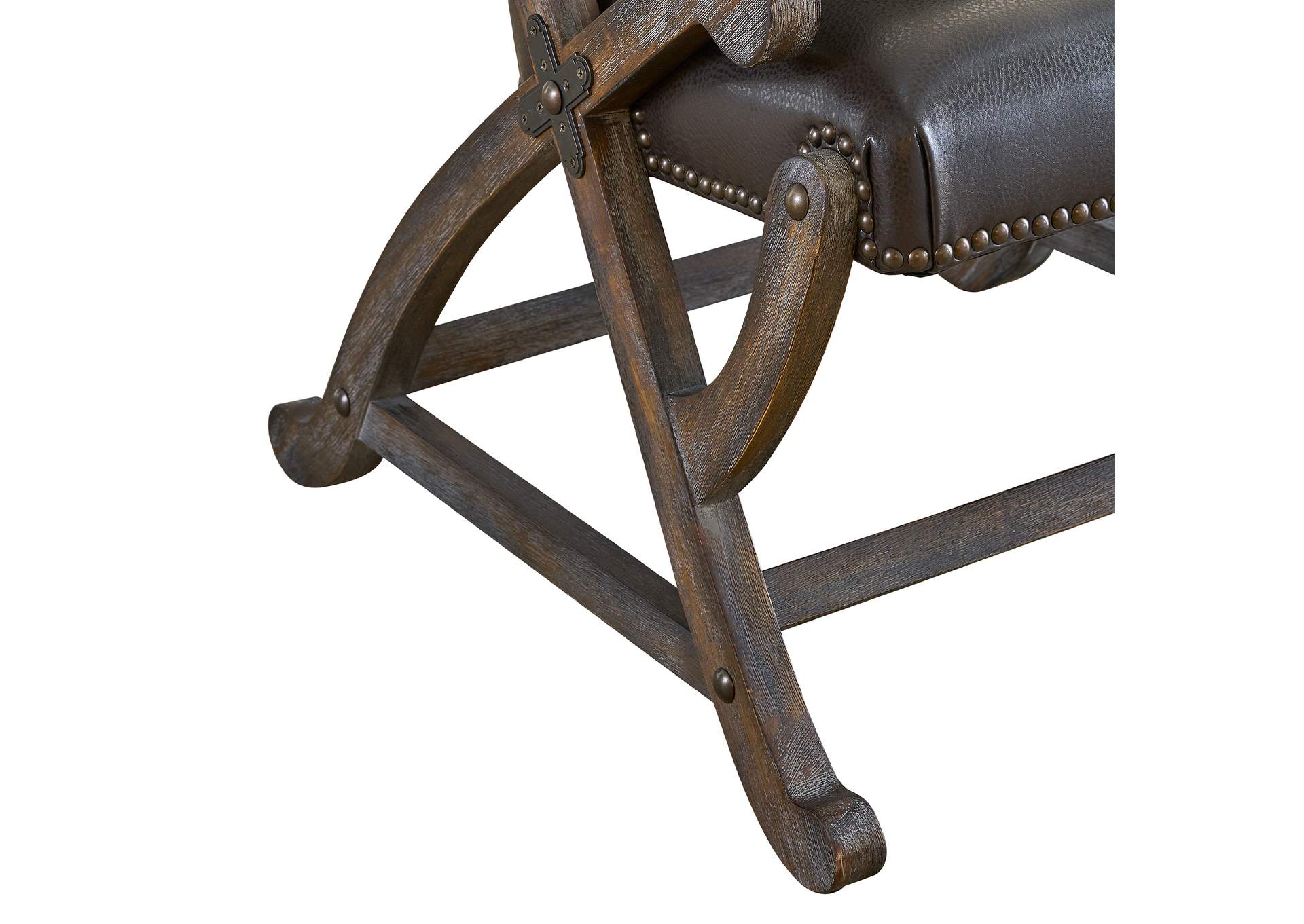 L820 Hunter Chair Ottoman - Brown
