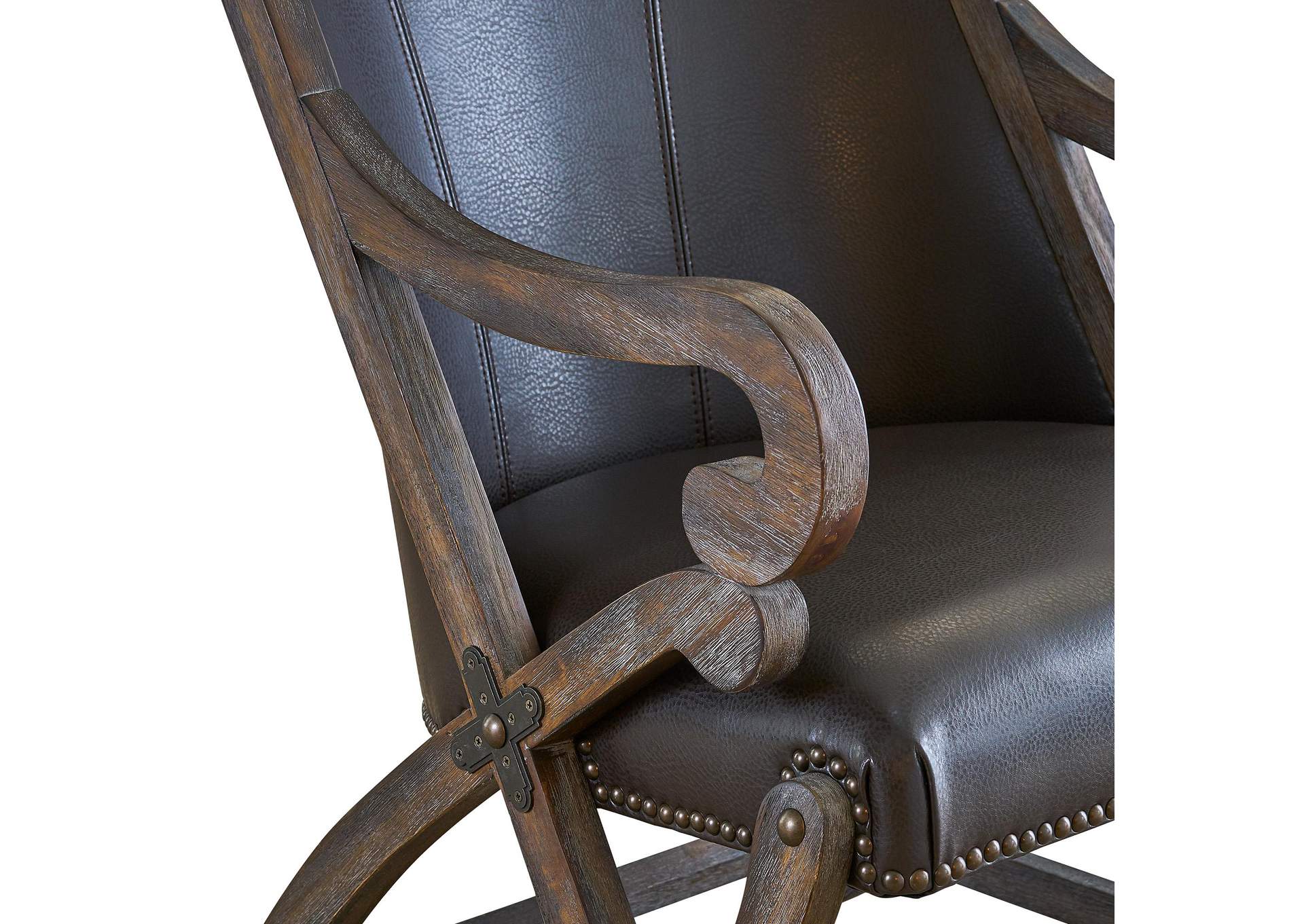 L820 Hunter Chair Ottoman - Brown image 7