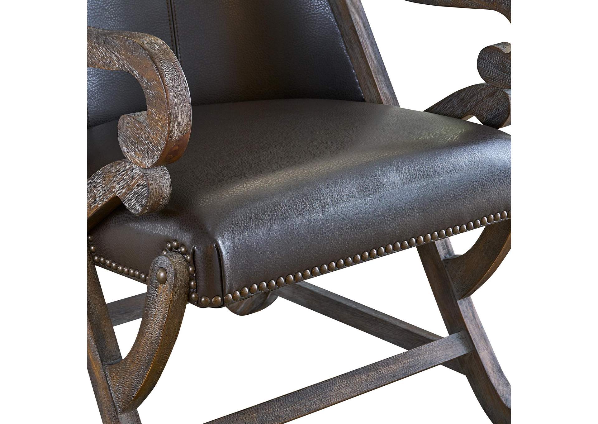 L820 Hunter Chair Ottoman - Brown image 8