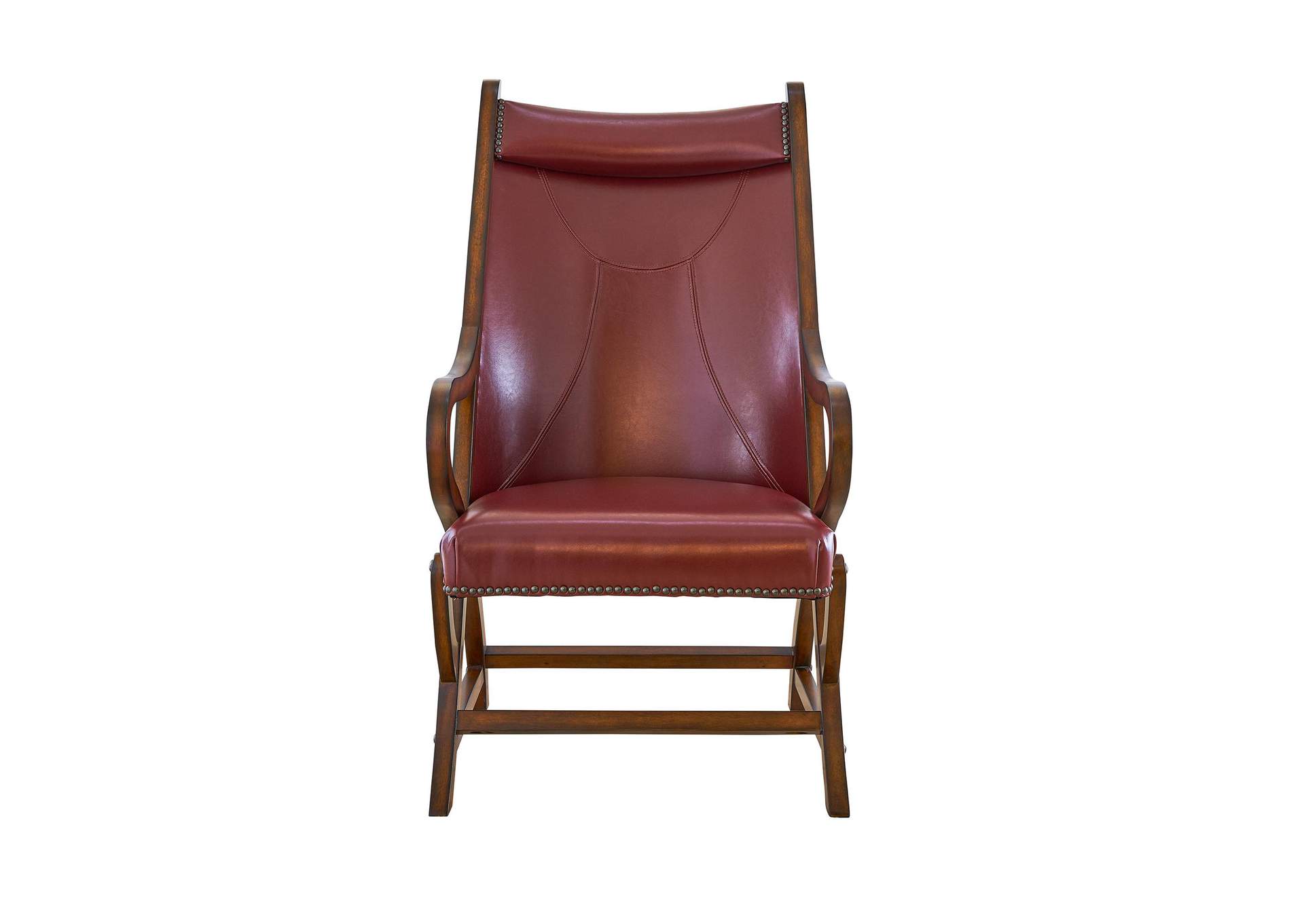 L761 Hunter Chair And Ottoman - Cherry image 14