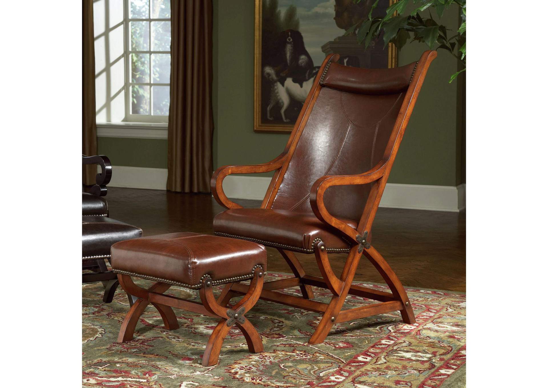 L731A Hunter - Chair Ottoman - Tobacco image 1