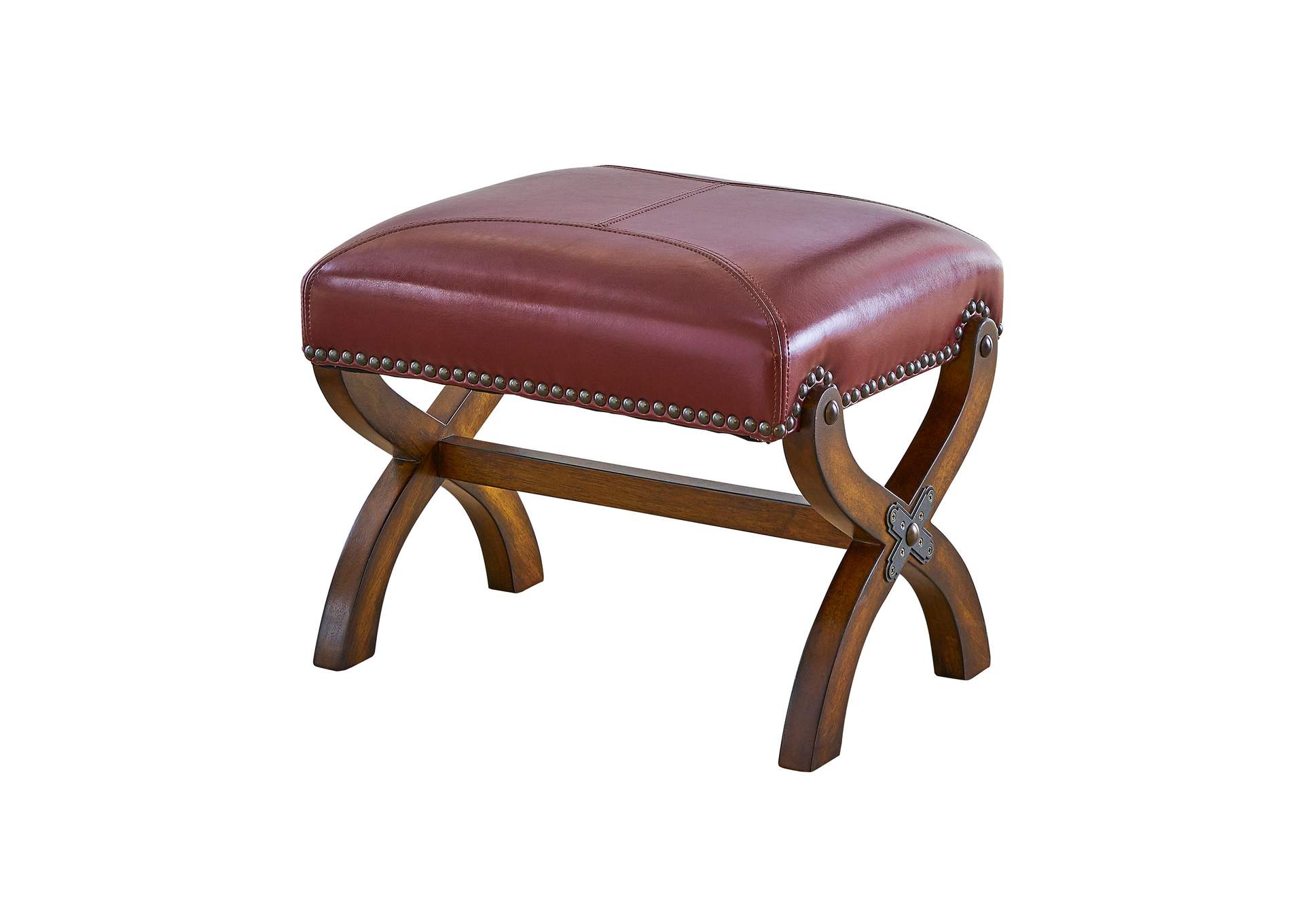 L761 Hunter Chair And Ottoman - Cherry