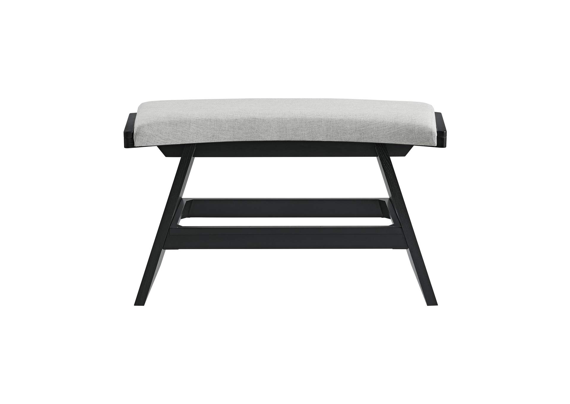Huntsville Bar Bench With Palmer Smoke In Black image 4