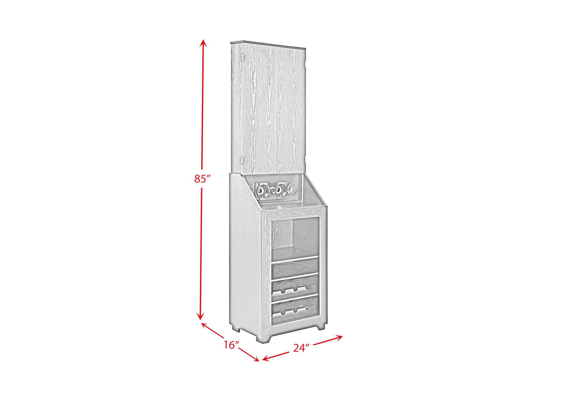 Hurricanes Dartboard Cabinet With Speaker And Led In Black 3A image 13