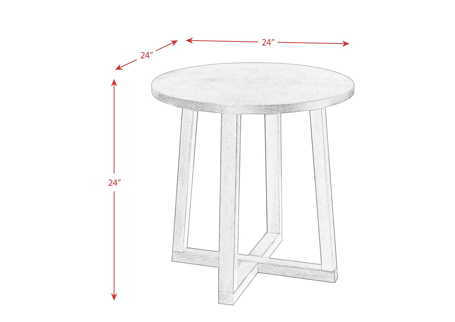 Industrial 3 Piece Occasional Table Set
