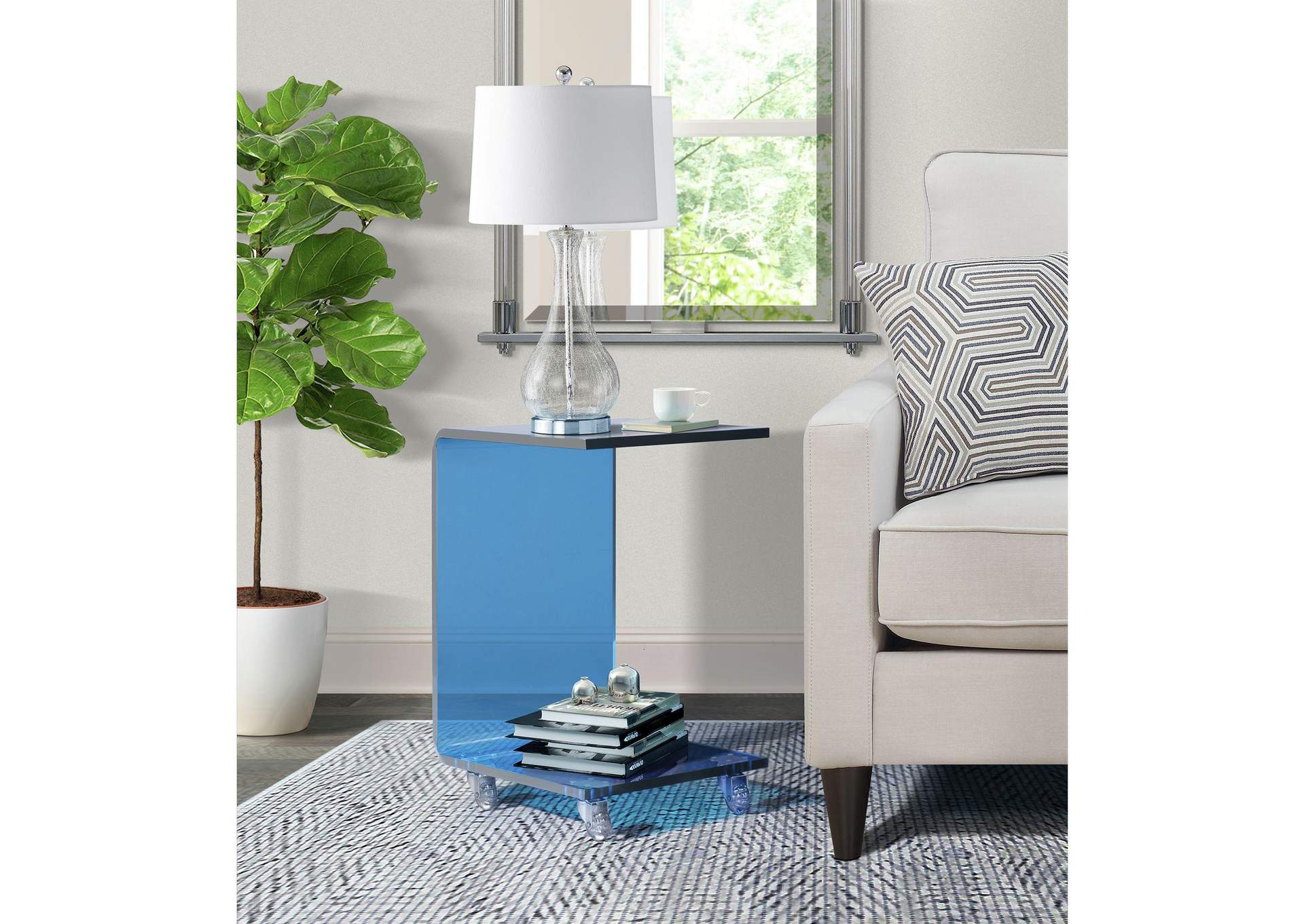 Iris - Snack Table C - Table - Blue Complete 3A image 1