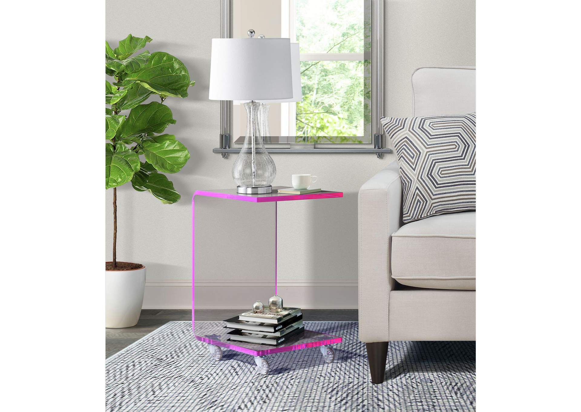 Iris Snack Table C - Table - Pink 3A - image 1