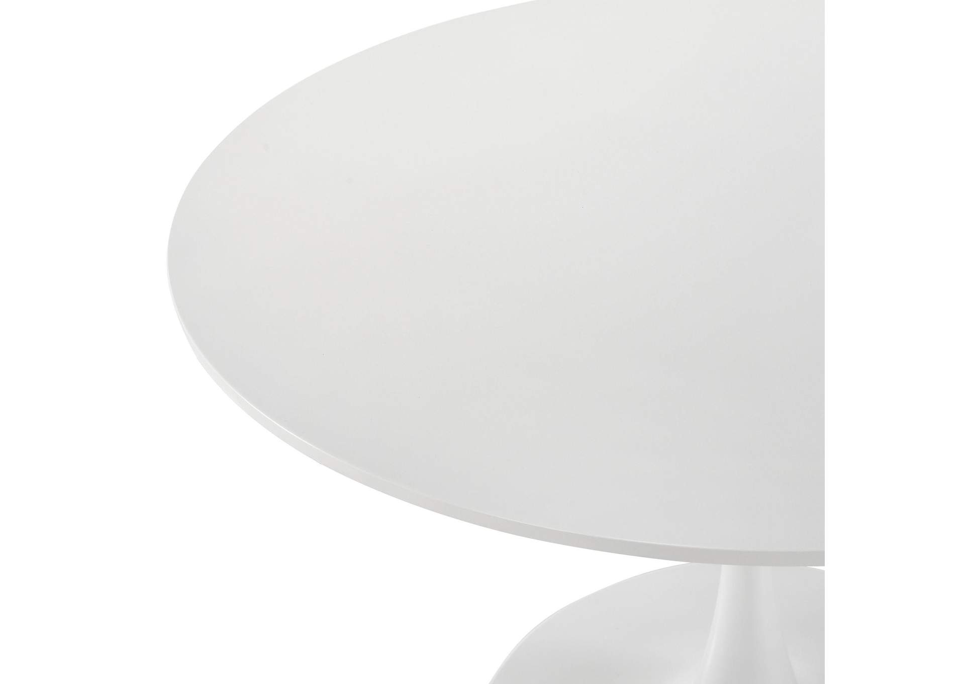 Isadora 42 Round Dining Table In White 3A image 3