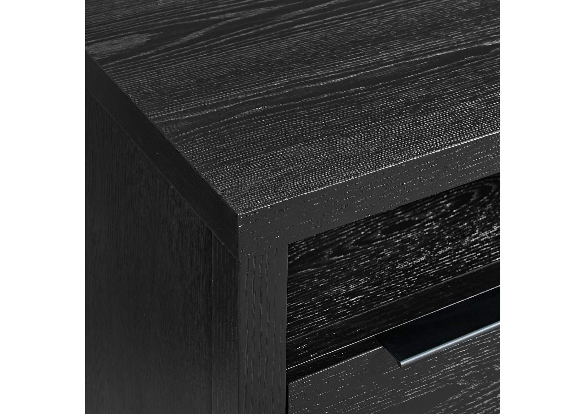 Island Nightstand With Usbc In Black image 3