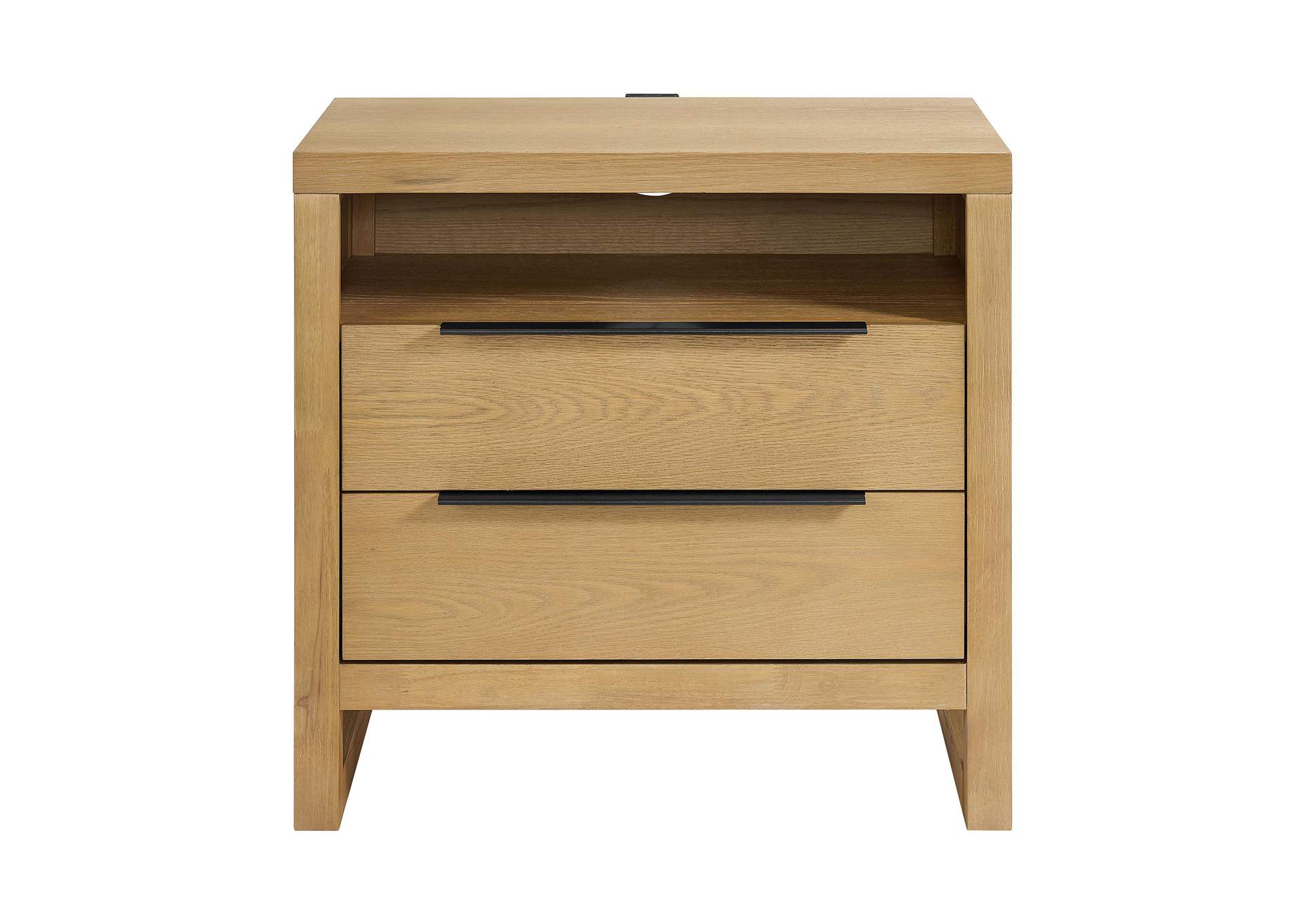 Island Nightstand With Usbc In Natural image 8
