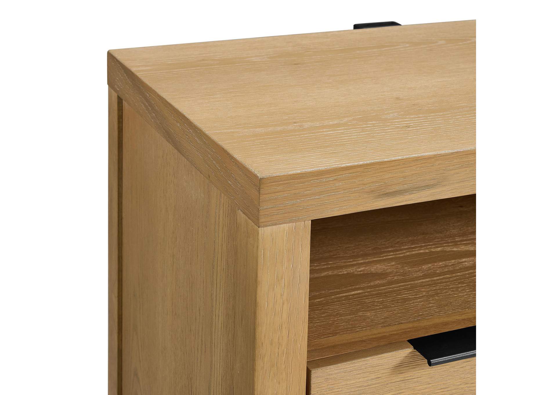 Island Nightstand With Usbc In Natural image 3