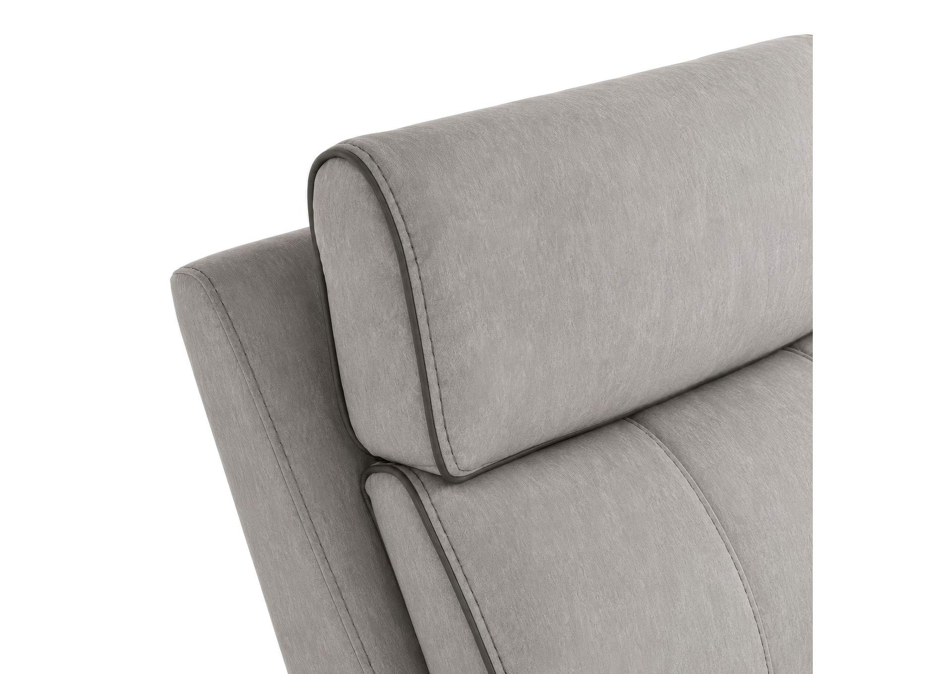 Jackpot P1 Recliner In Explore Light Grey image 3